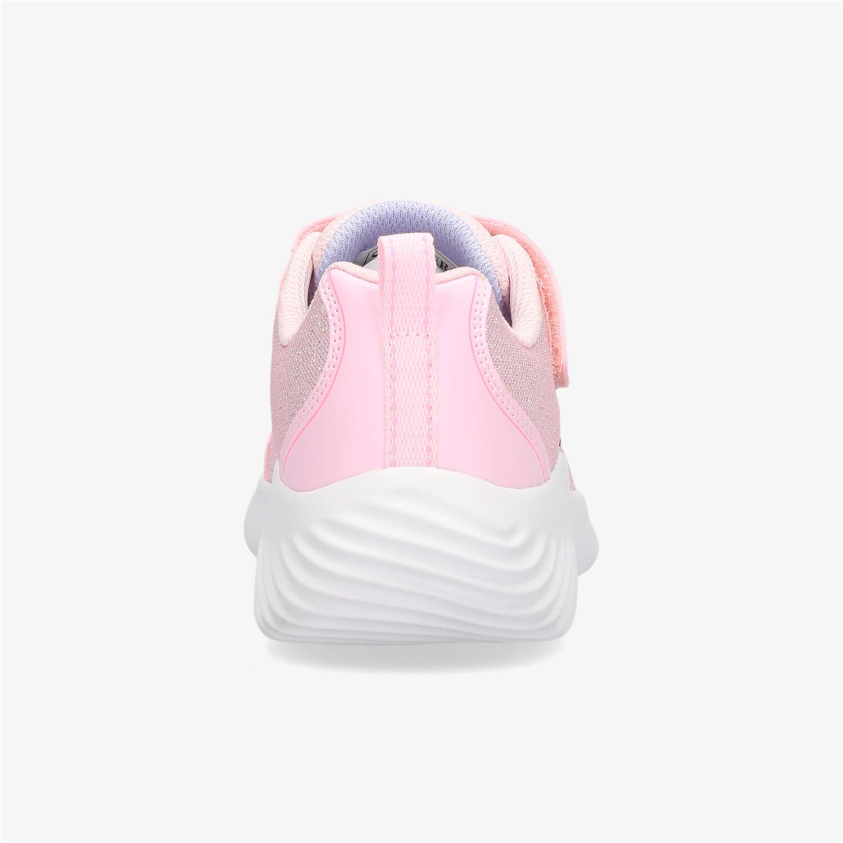 Skechers Bounder - Rosa - Zapatillas Velcro Niña