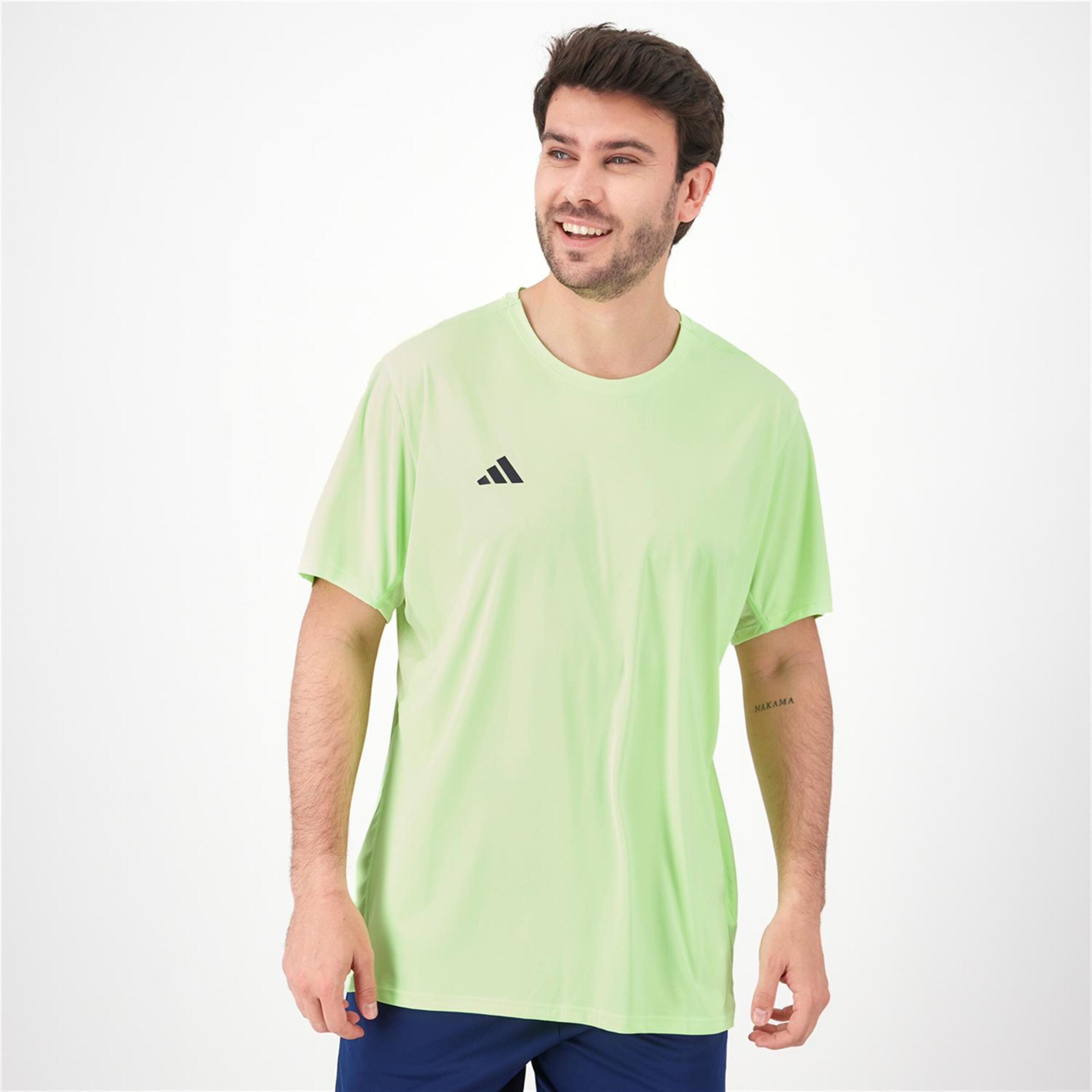 Camiseta adidas - azul - Camiseta Running Hombre