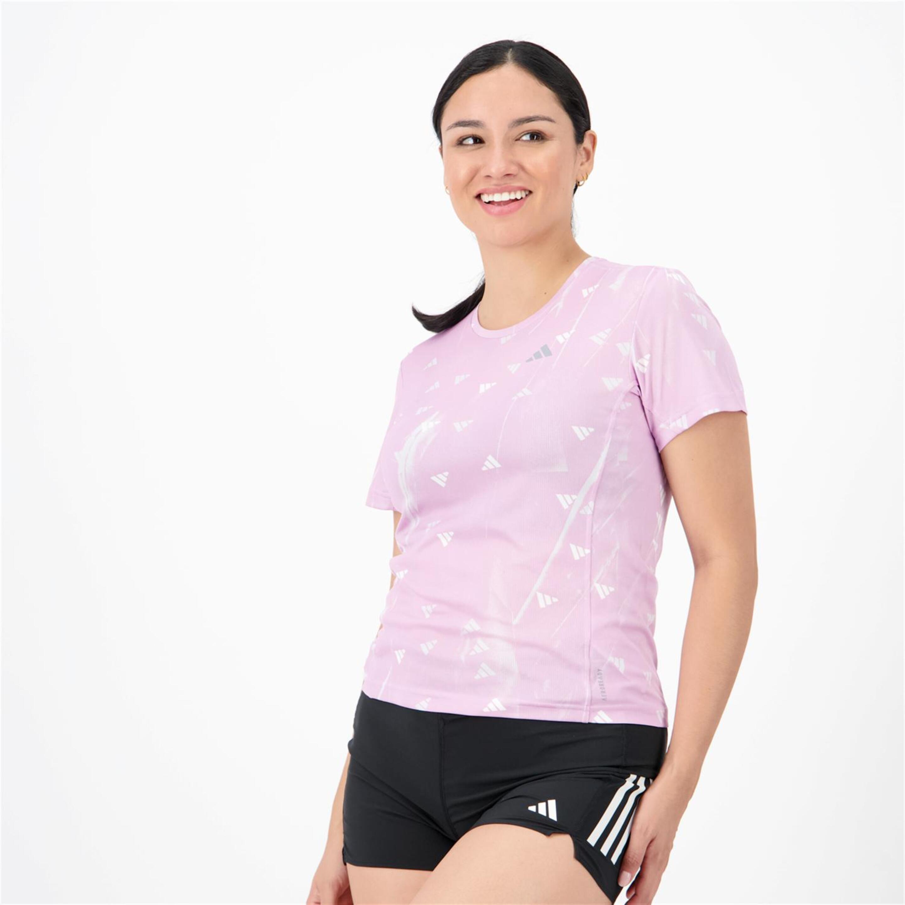 adidas It - Rosa - Camiseta Running Mujer