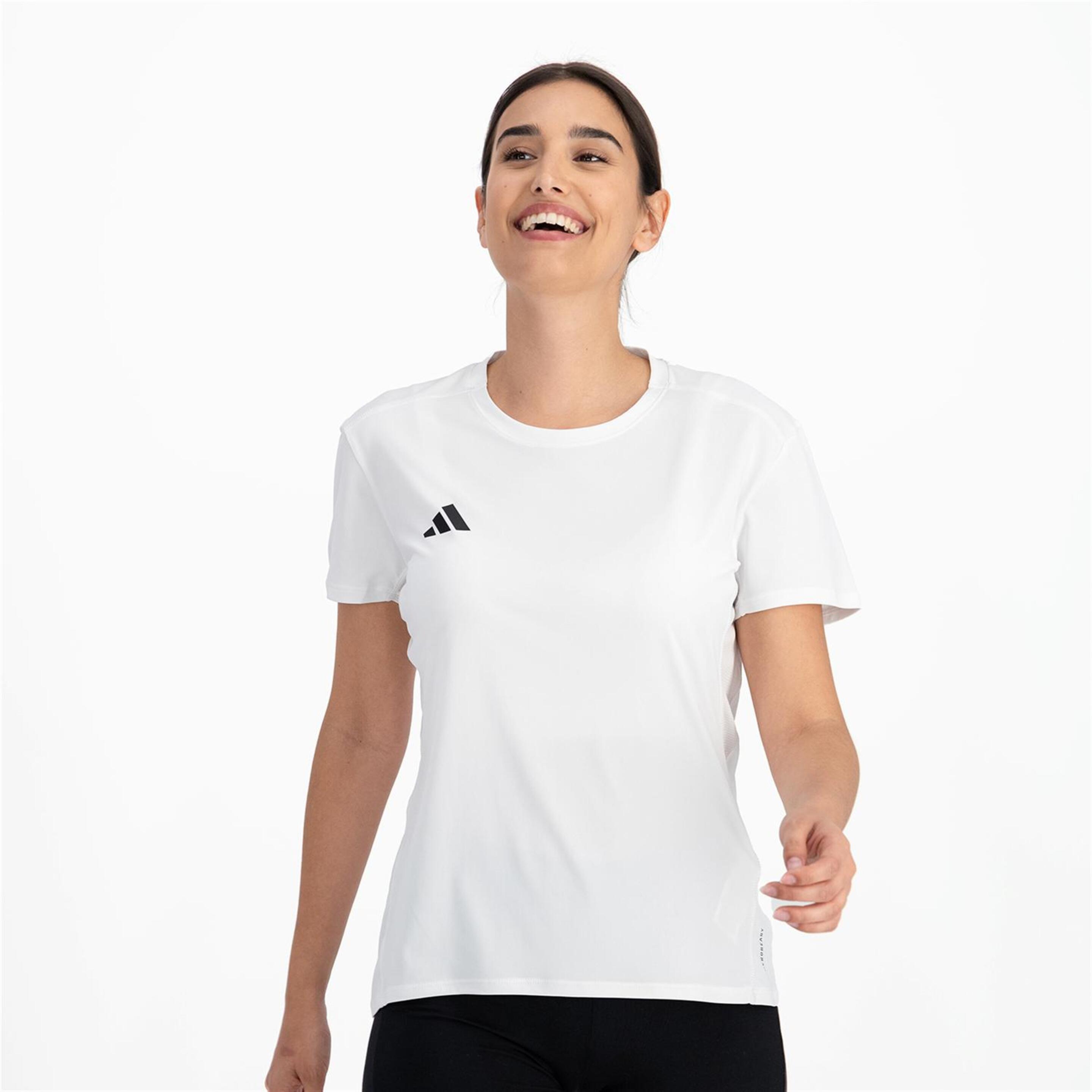 adidas Adizero - blanco - Camiseta Running Mujer