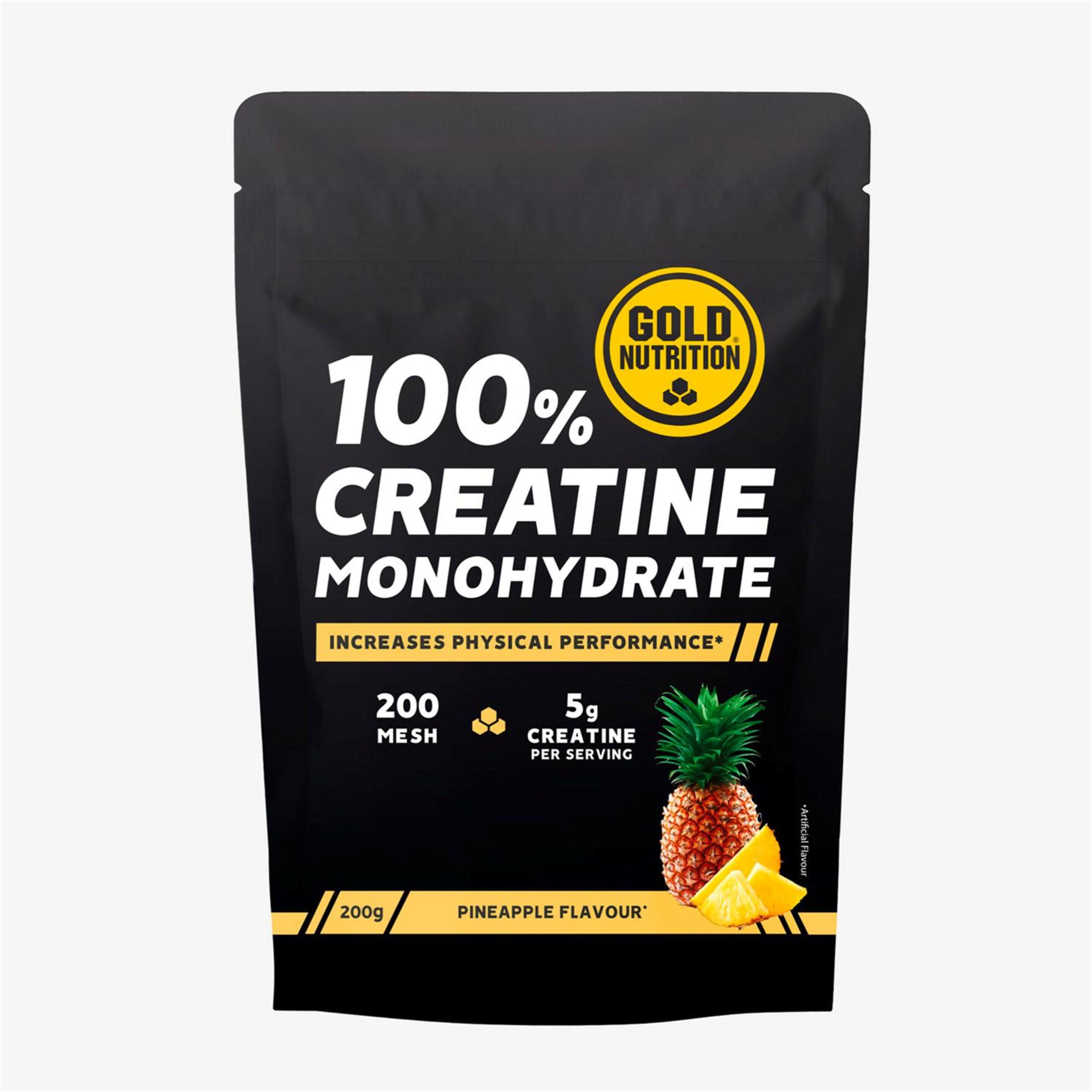 Gold Nutrition Monohydrate Pineapple - unico - Creatina 200 gr