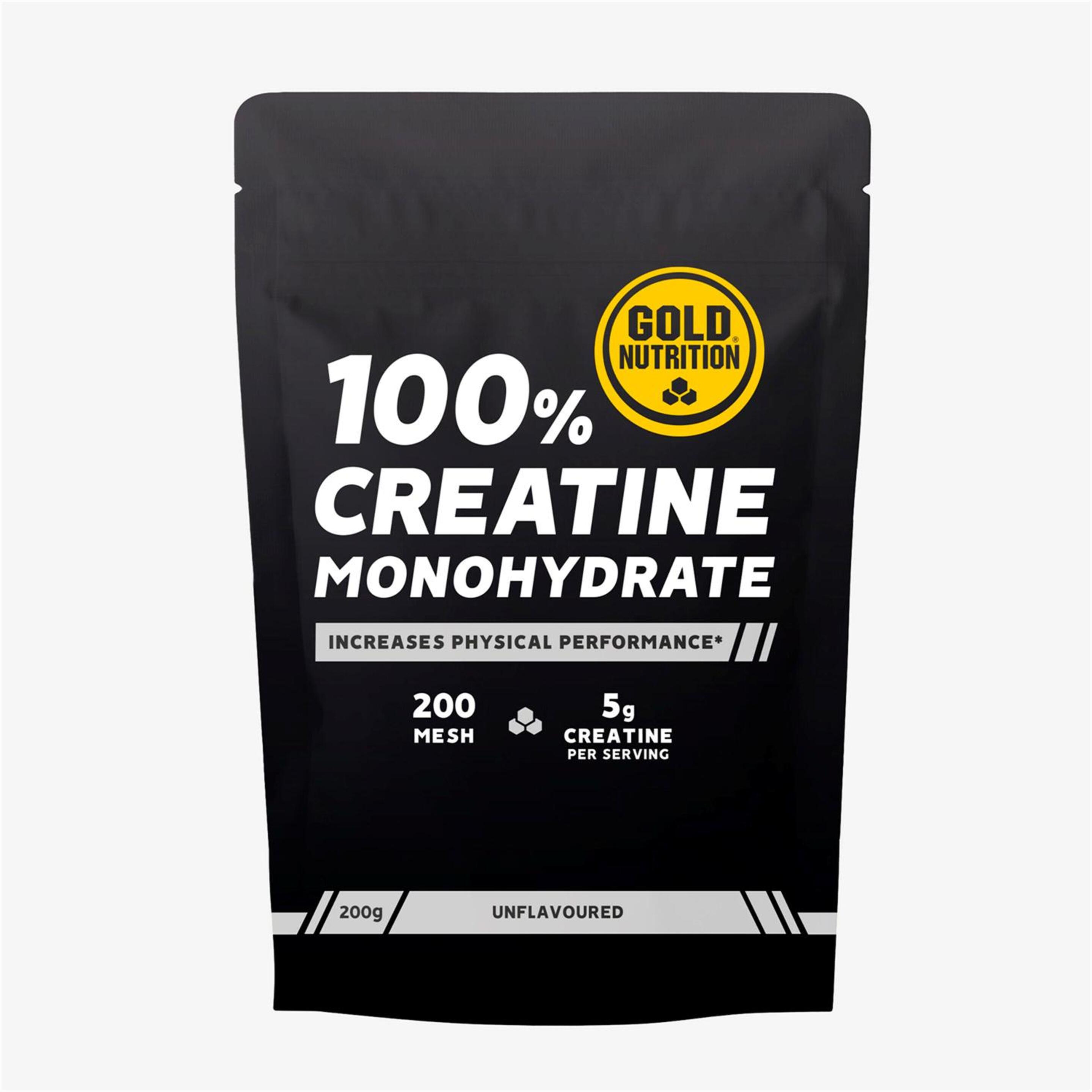 Gold Nutrition Monohydrate - unico - Creatina 200 gr