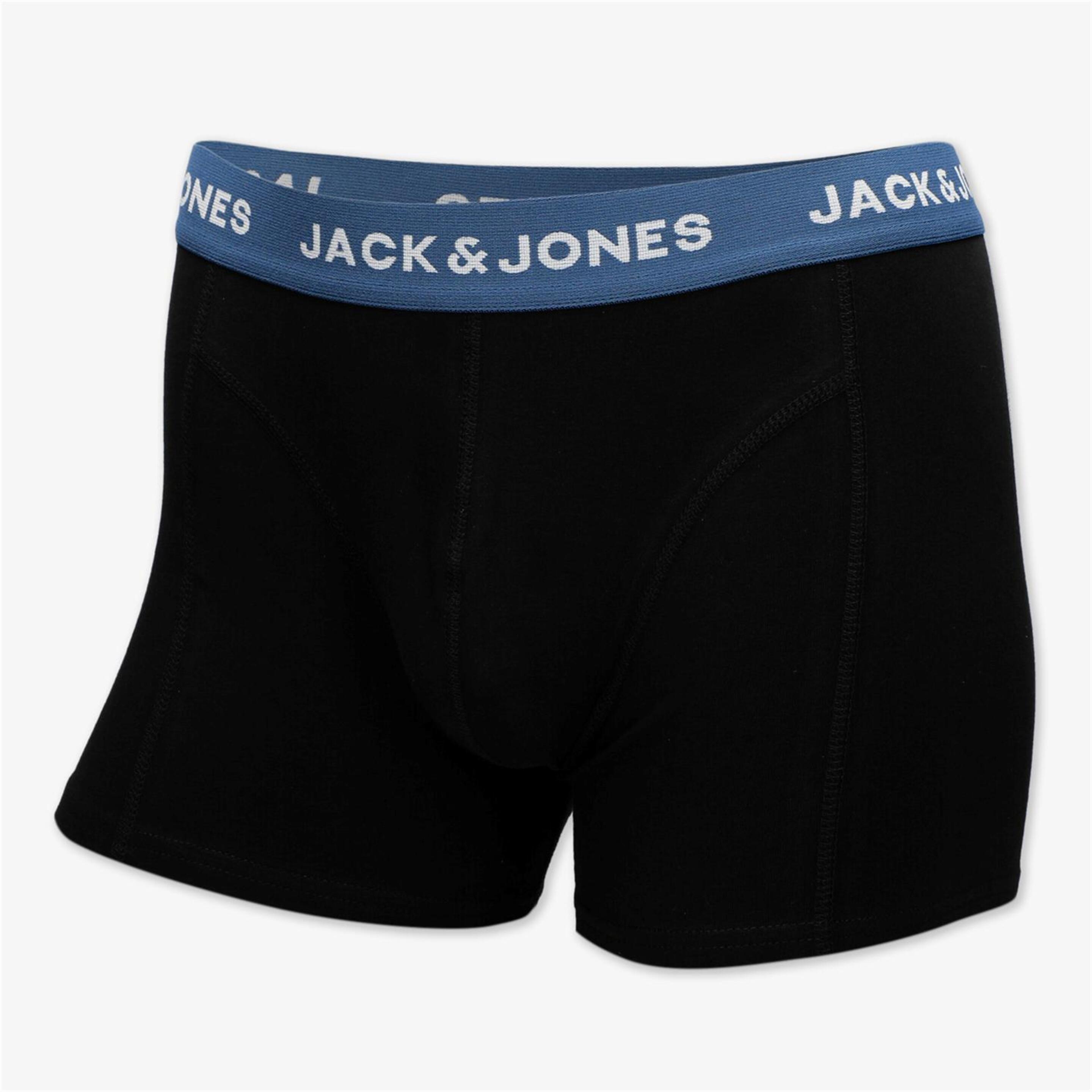 Jack & Jones Jacgab - Negro - Calzoncillos Bóxer