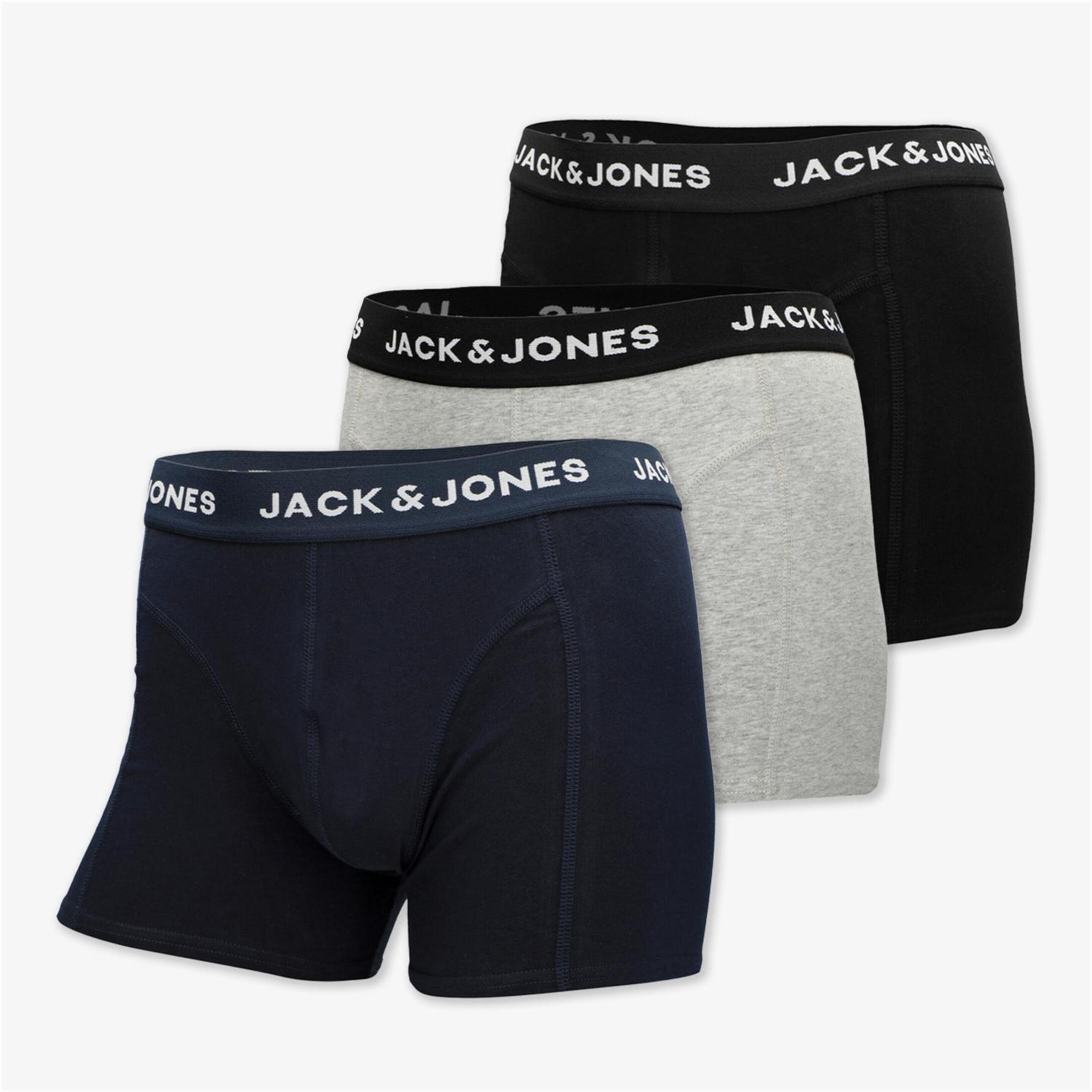 Jack & Jones Jacanthony - gris - Calzoncillos Bóxer