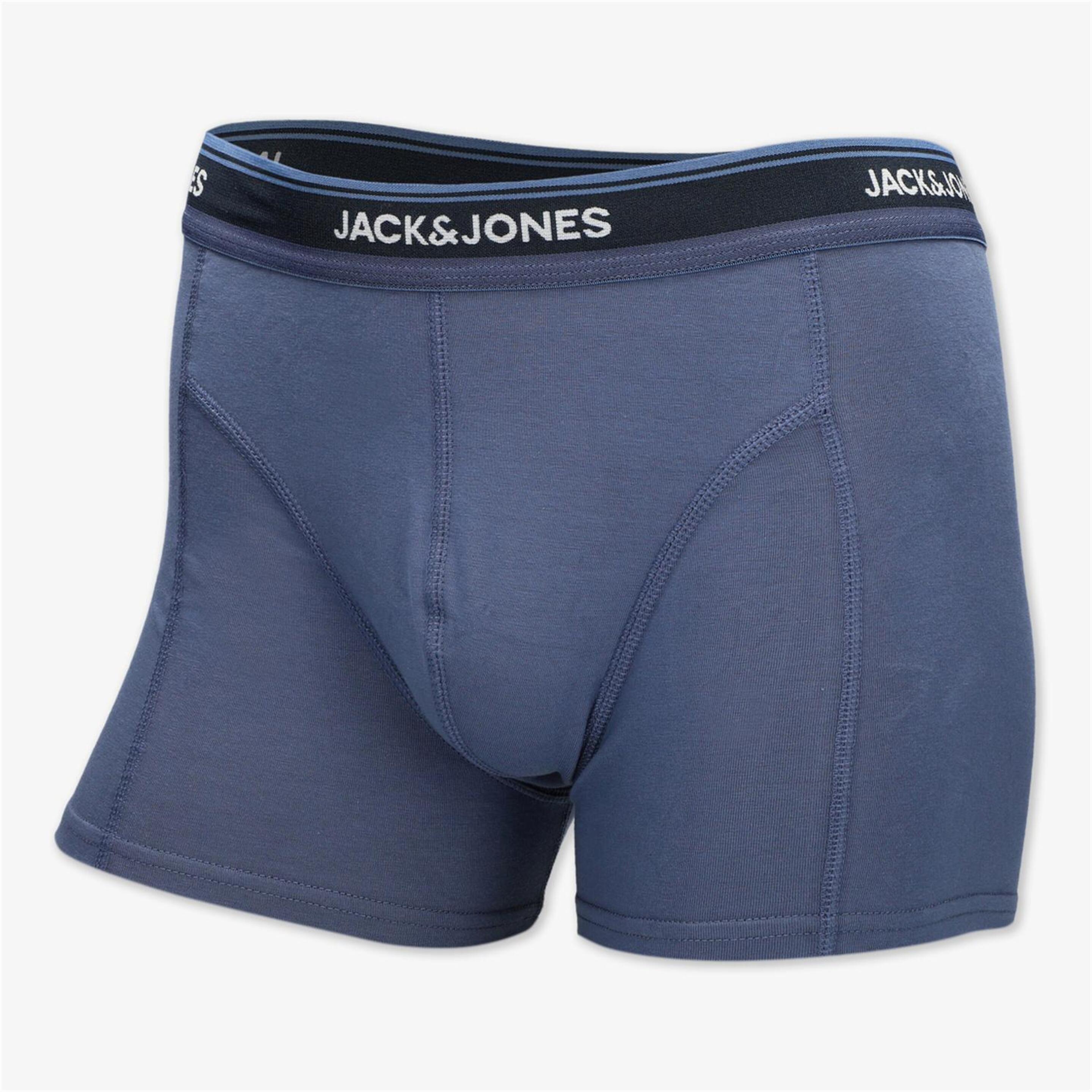 Jack & Jones Jacwells - Azul - Calzoncillos Bóxer