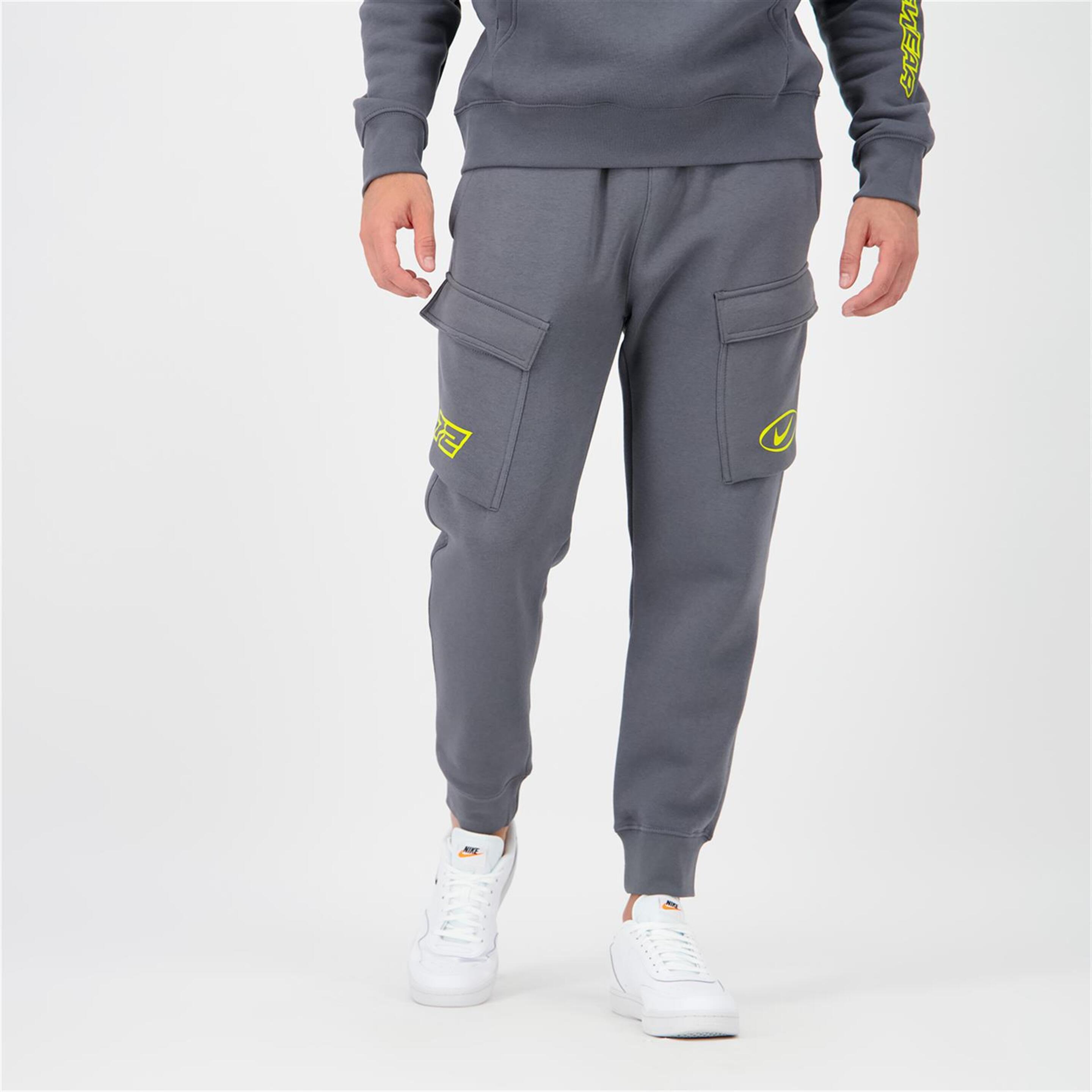 Pantalón Puño Nike - gris - Pantalón Cargo Hombre