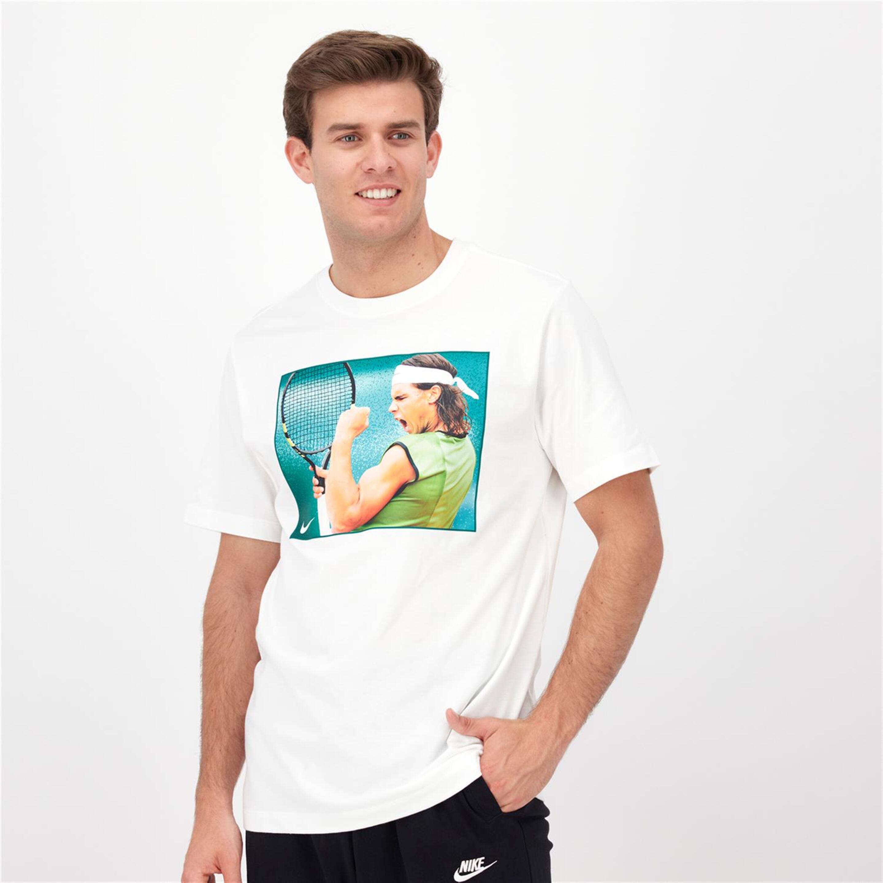 Nike Rafa Nadal - blanco - Camiseta Hombre