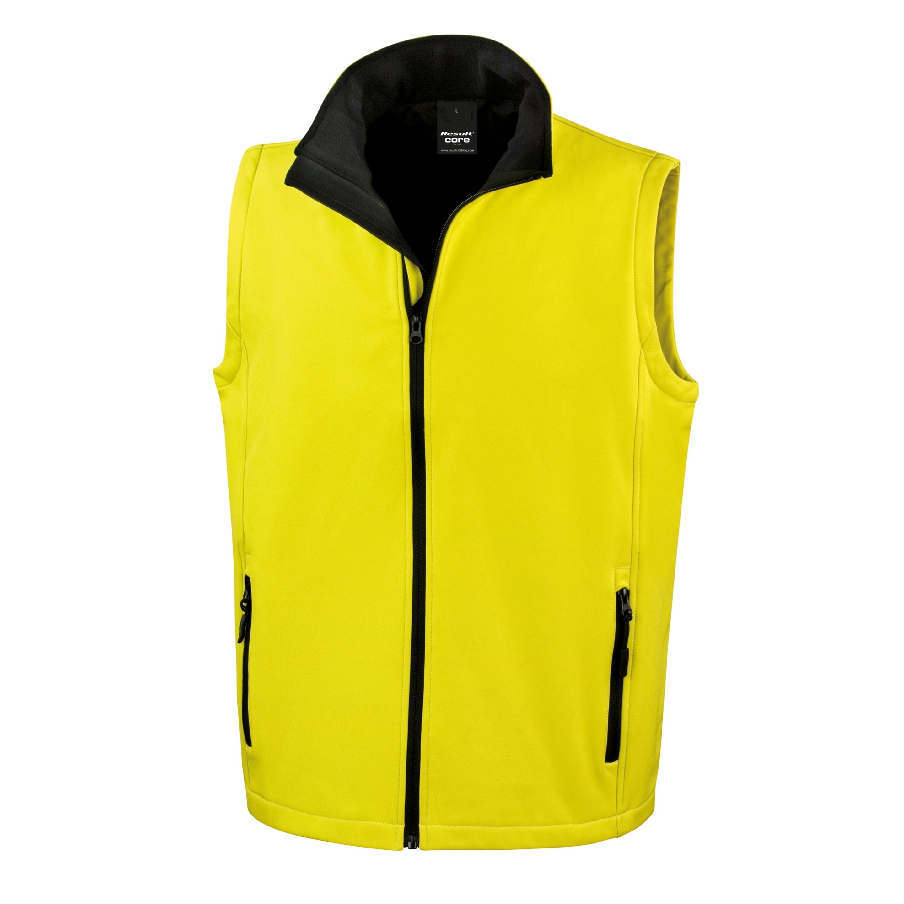 Chaleco Softshell Result Ideal - amarillo - 
