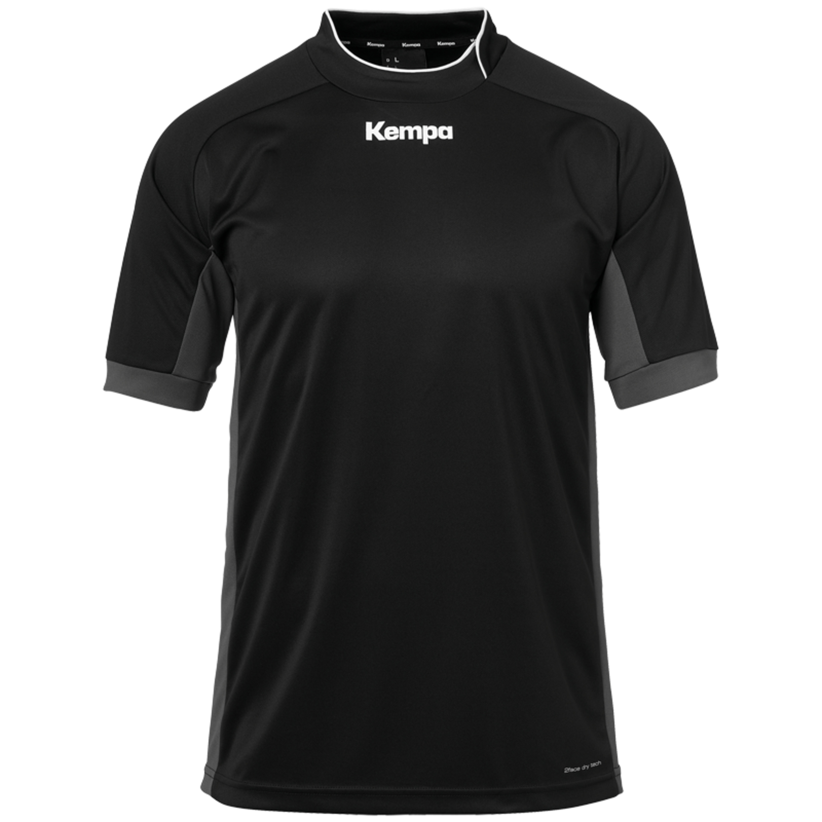 Prime Shirt Negro/antracita Kempa - negro_gris - Prime Shirt Negro/antracita Kempa  MKP