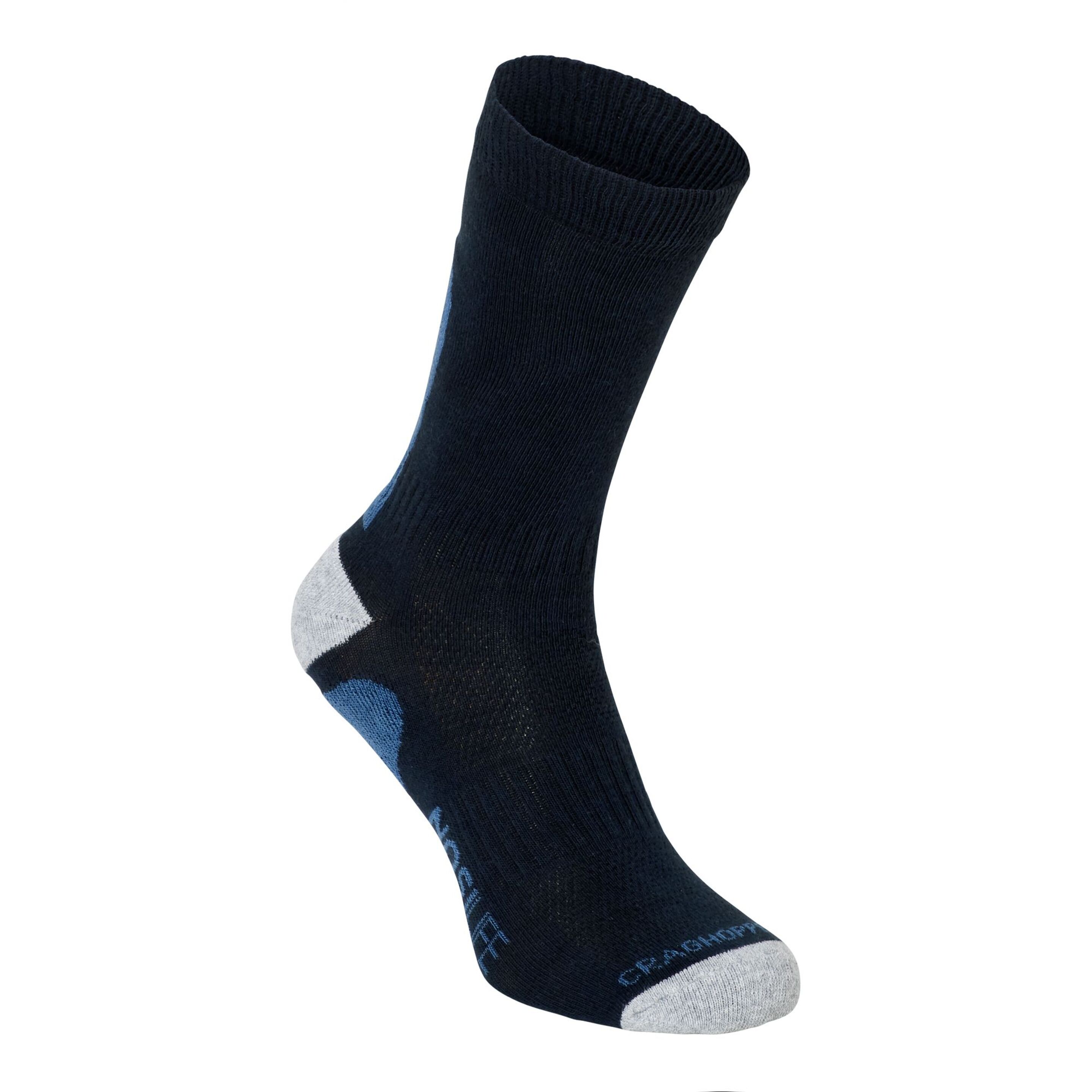 Craghoppers - Calcetines Transpirables Modelo Adventure Para Hombre (Azul Marino/vaquero)