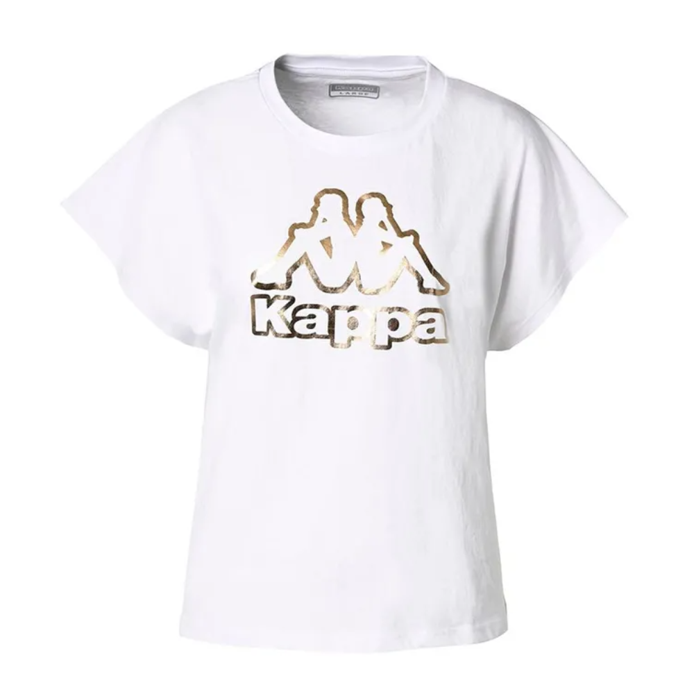 Camiseta Kappa Logo Duva 34151uw - blanco - 