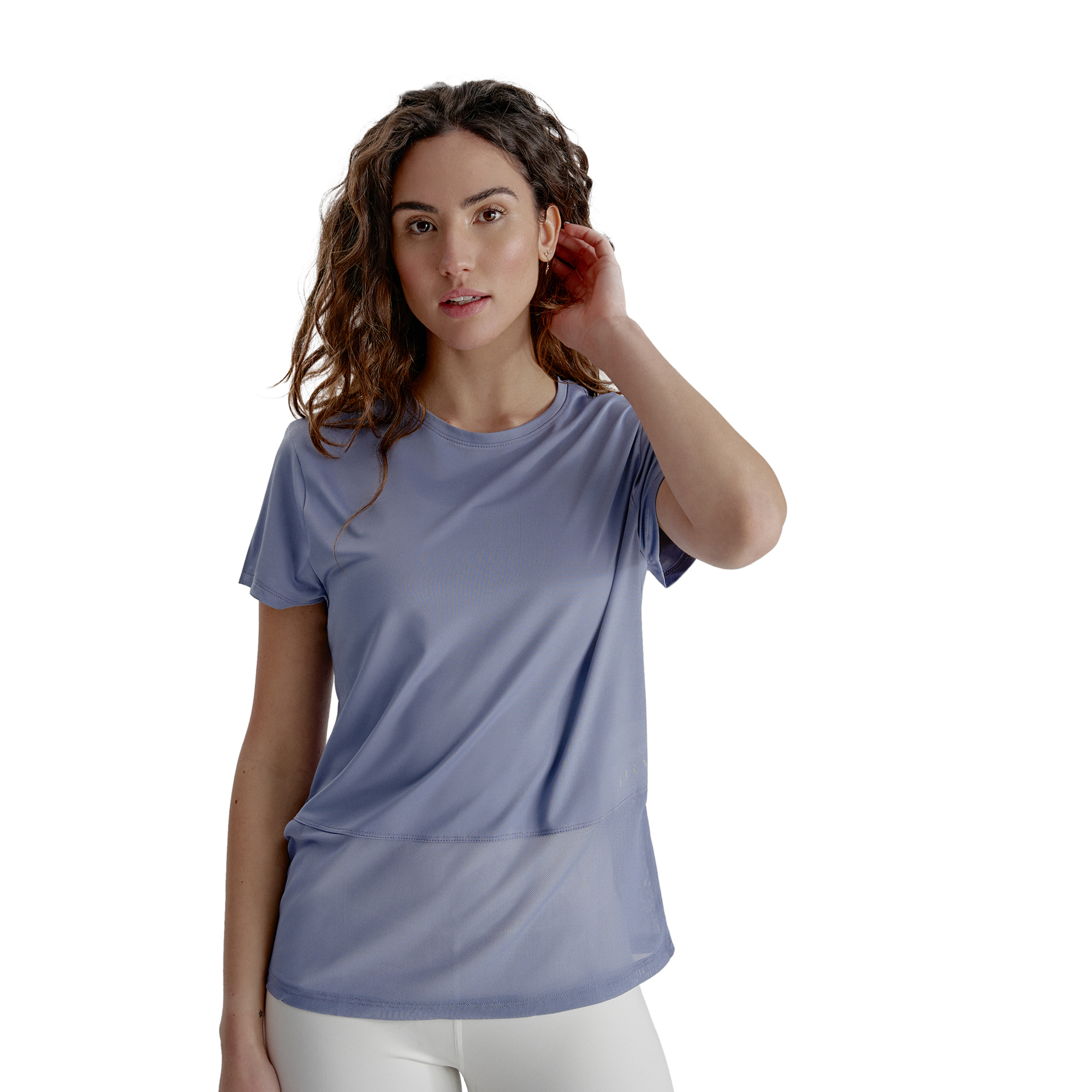 T-shirt Born Living Yoga Karuna - azul - 