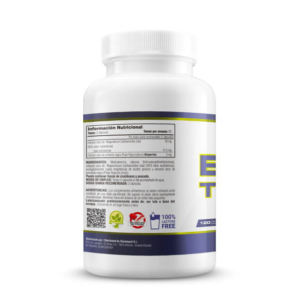 Ecdysterone (Ecdisterona) - 120 Cápsulas Vegetales De Mm Supplements  MKP