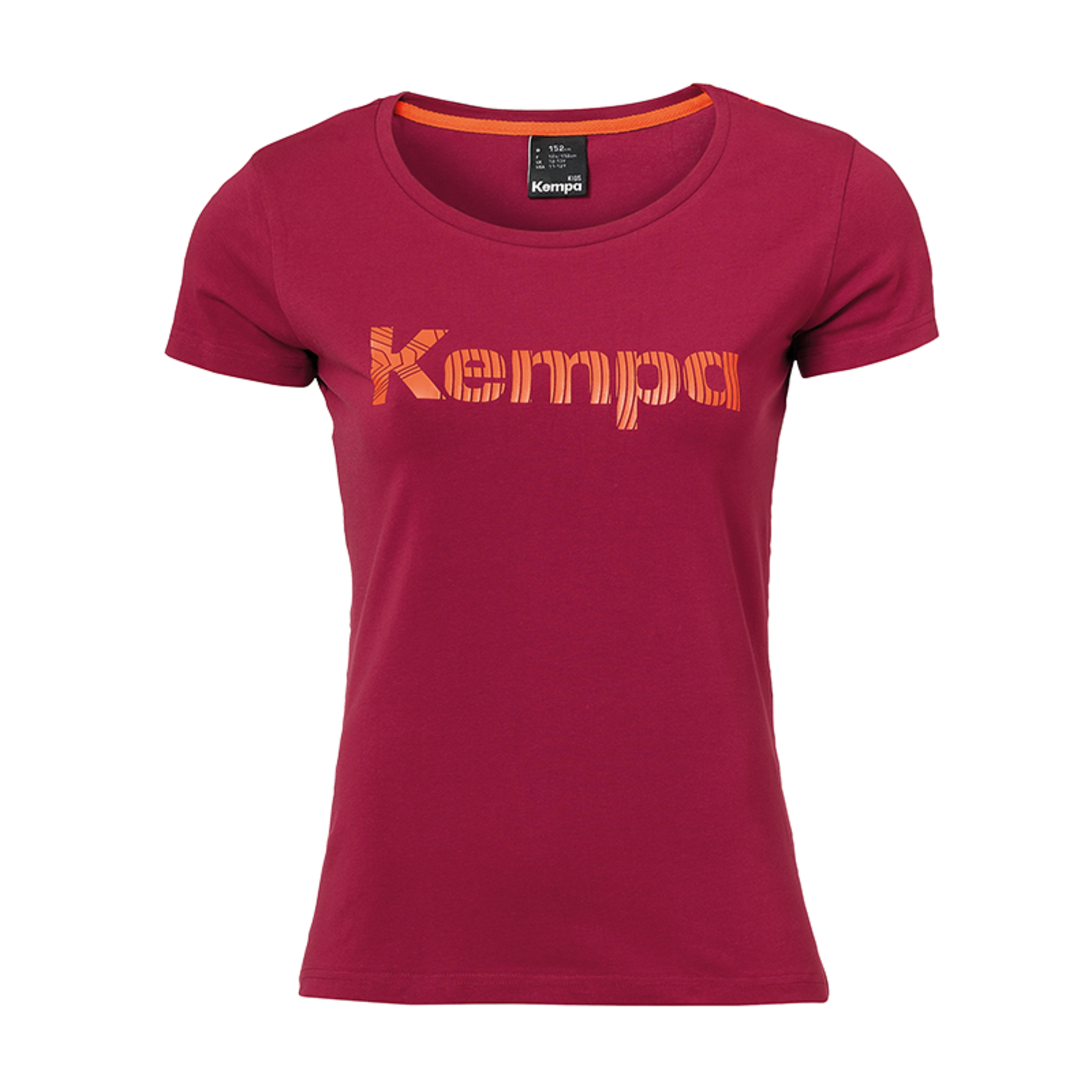Graphic T-shirt Girls Rojo Oscuro Kempa - rojo - 