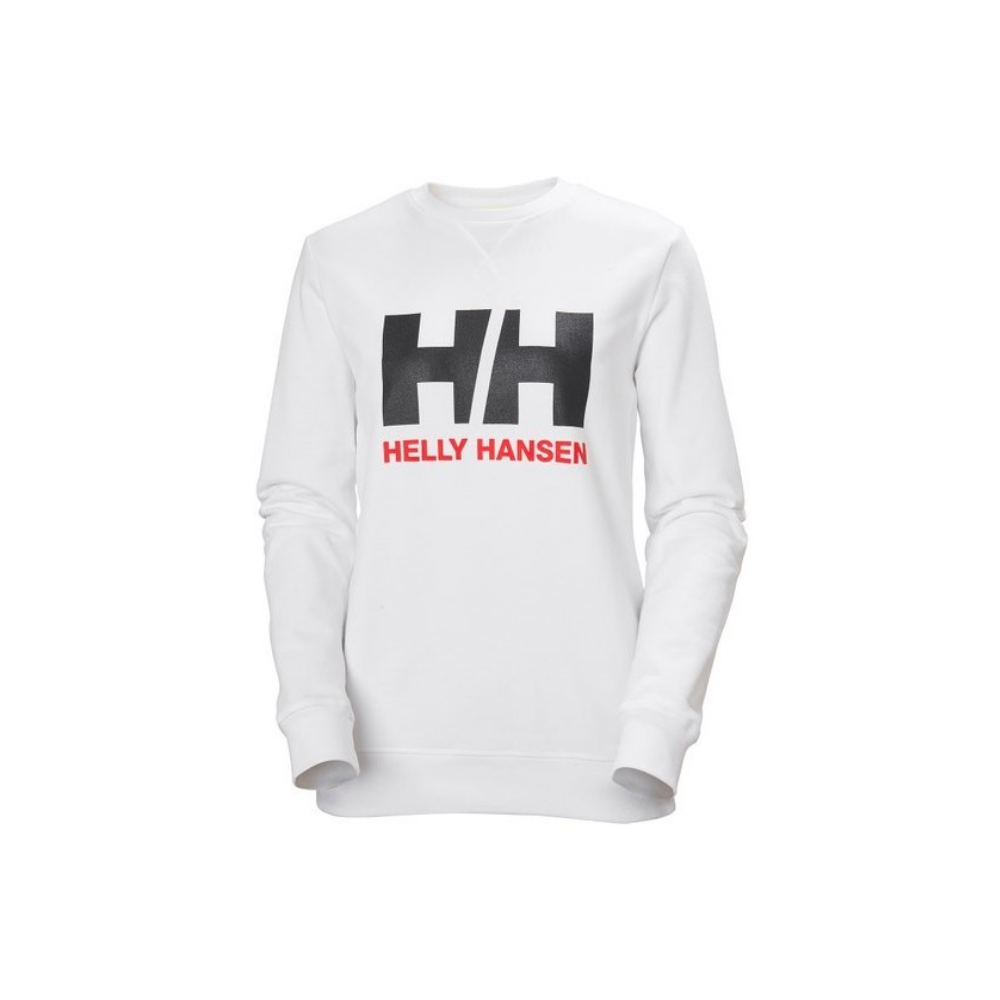 Sweatshirt W Hh Logo Crew Sweat Mulher Helly Hansen - blanco - 