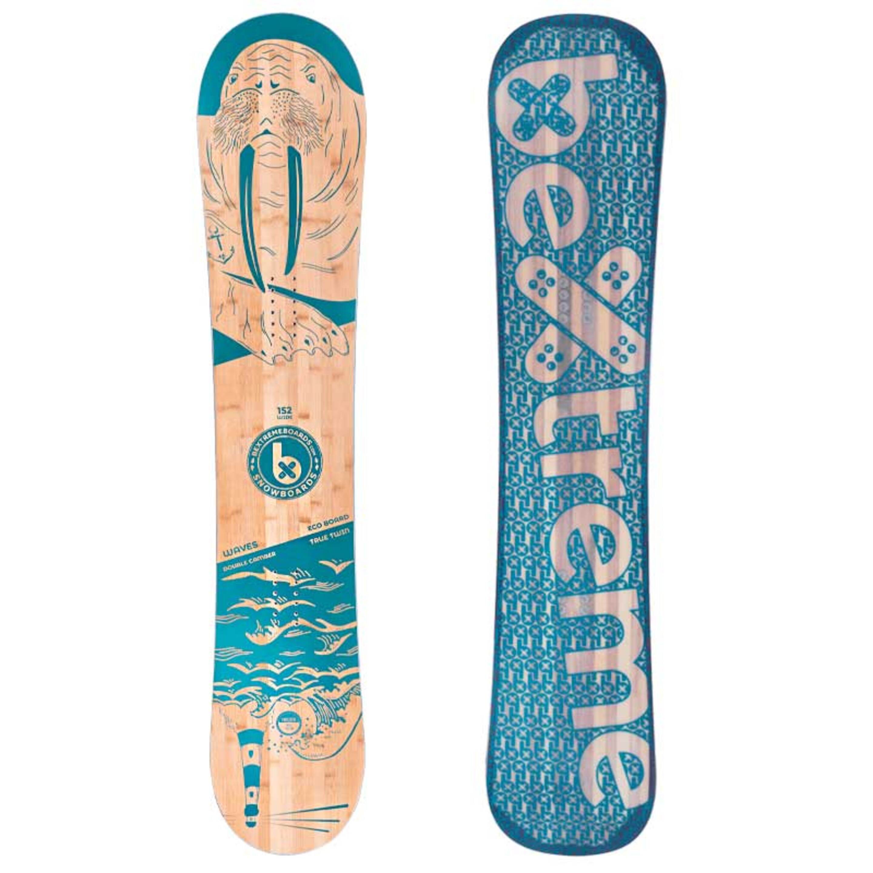 Tabla Snowboard Waves Bextreme 2020 - azul-marron - 