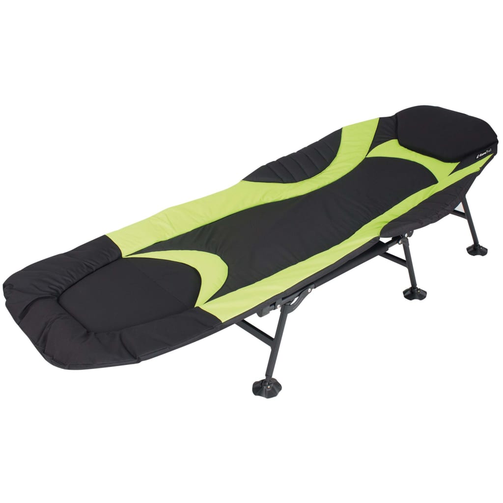 Eurotrail Cama De Camping Queen Negro Y Lima