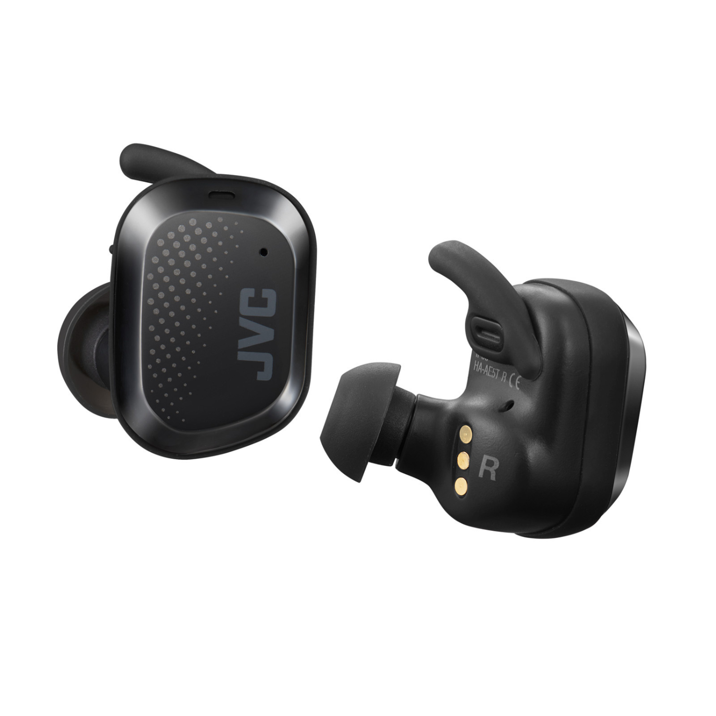 Auriculares Inalámbricos Bluetooth Jvc Ha-ae5t-b-u - Negro - Clip Regulable Sonido Potente  MKP