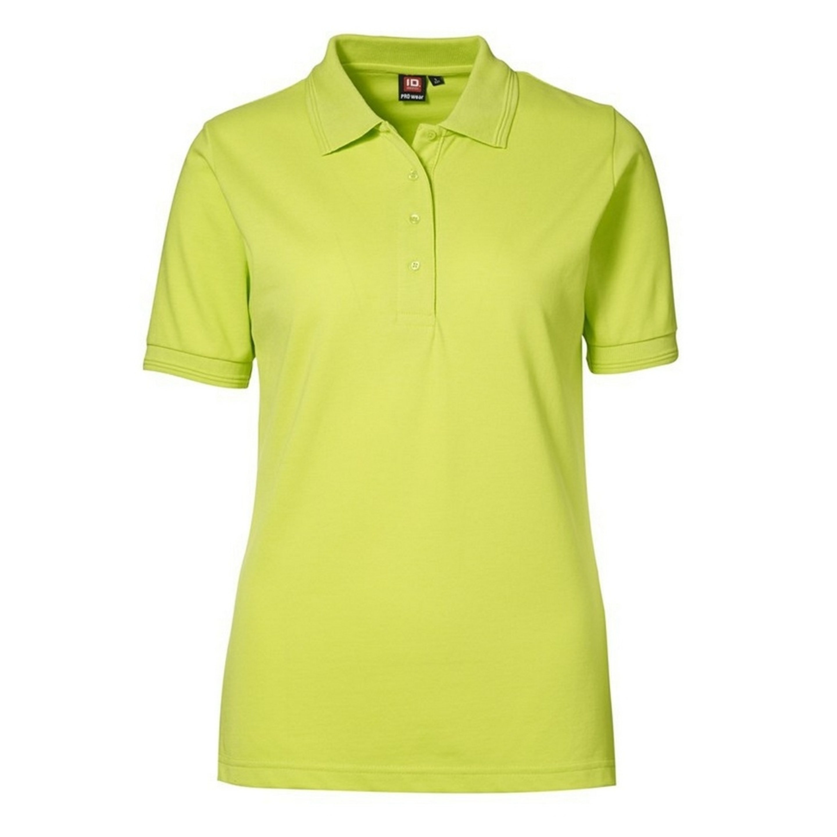 Mulheres/ladies Pro Wear Short Sleeve Regular Fitting Classic Polo Shirt Id (Tília)