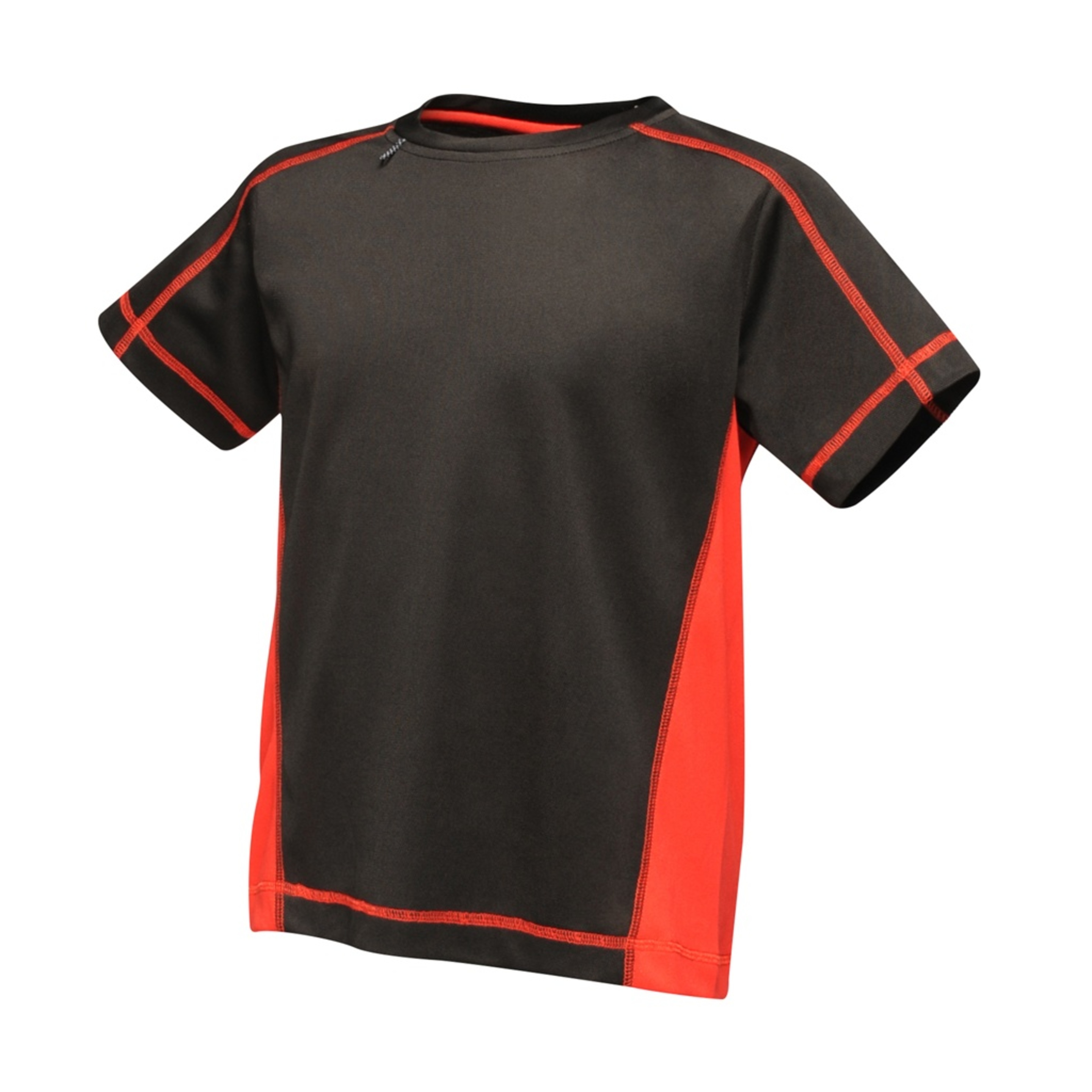 Camiseta Activewear Kids Beijing Regatta (preto/vermelho Clássico)