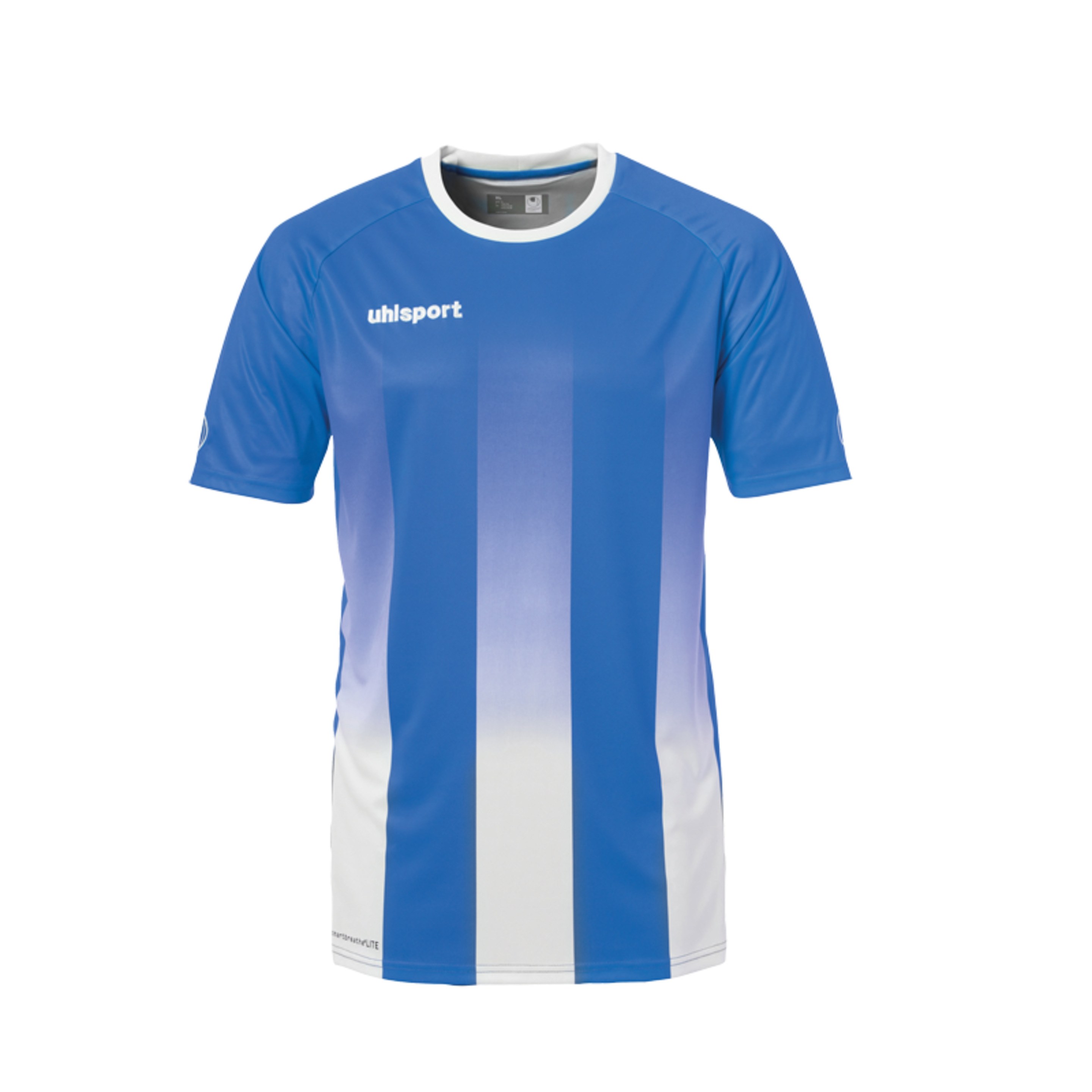 Stripe Camiseta Mc Azur/blanco Uhlsport - azul - 