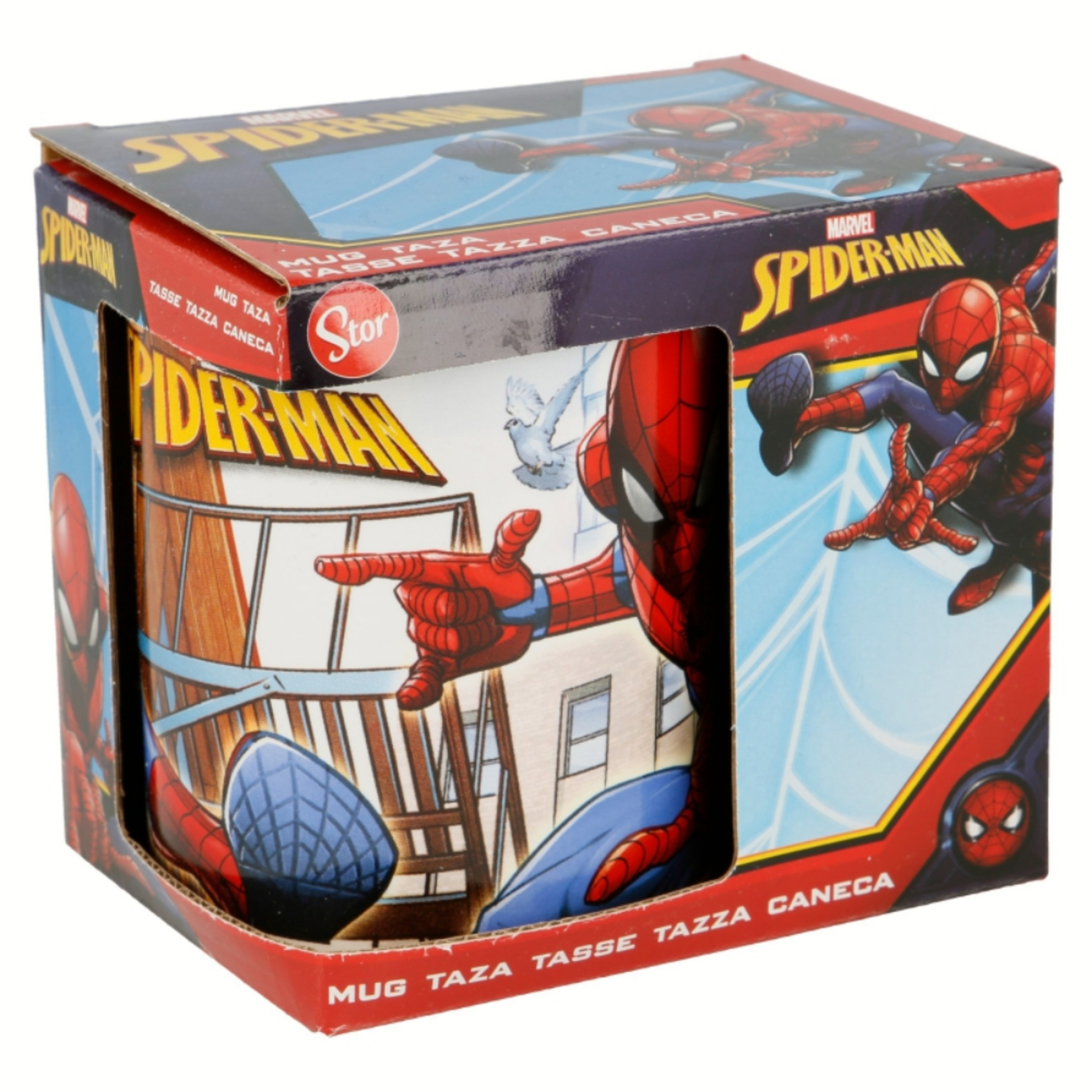 Spiderman 325 Ml Copo De Cerâmica