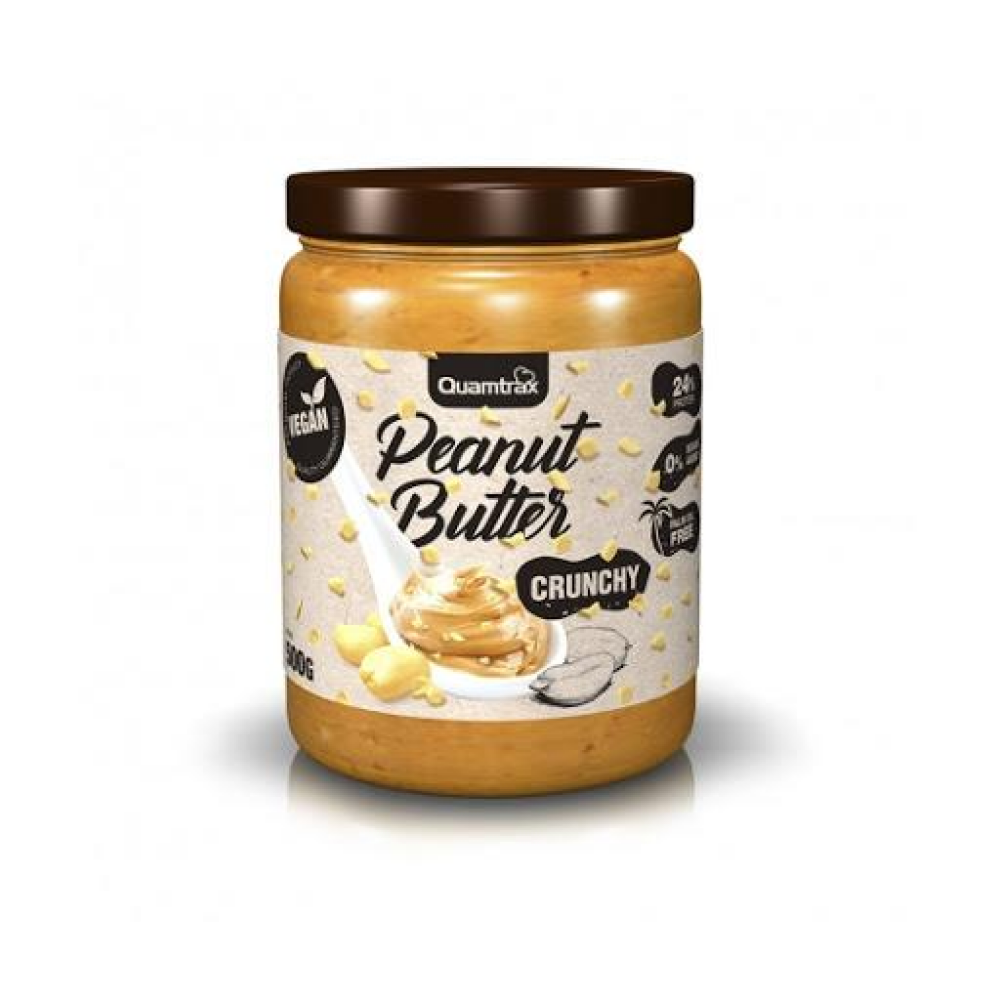 Peanut Cream Crunchy Quamtrax 500 Gr