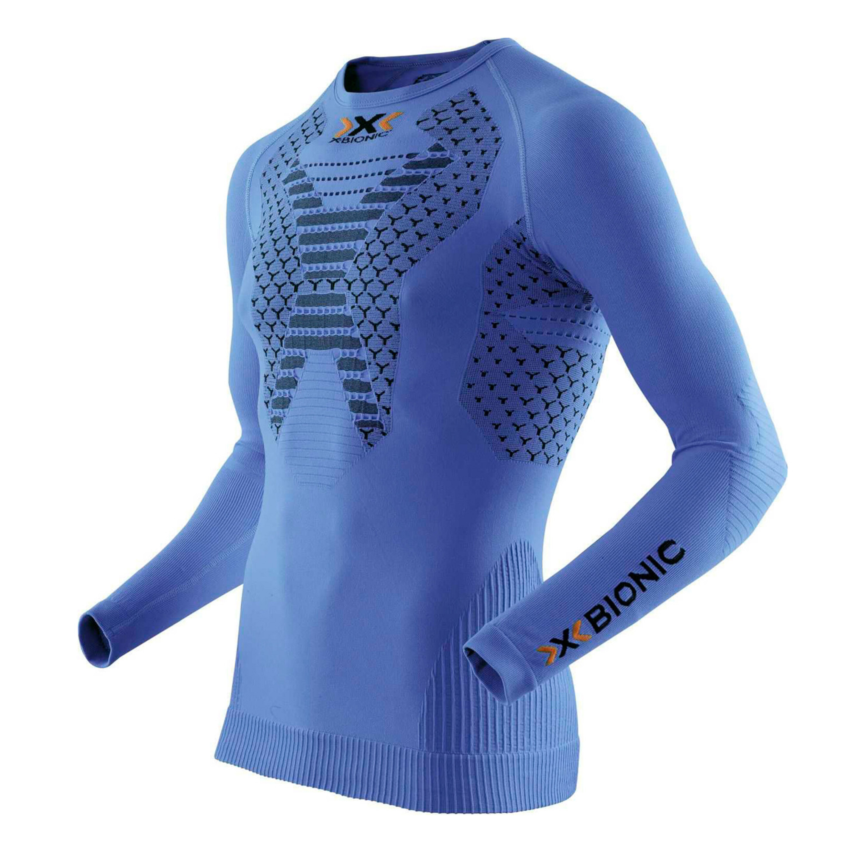 Camiseta M/l Running Twyce De Hombre X-bionic - azul - 