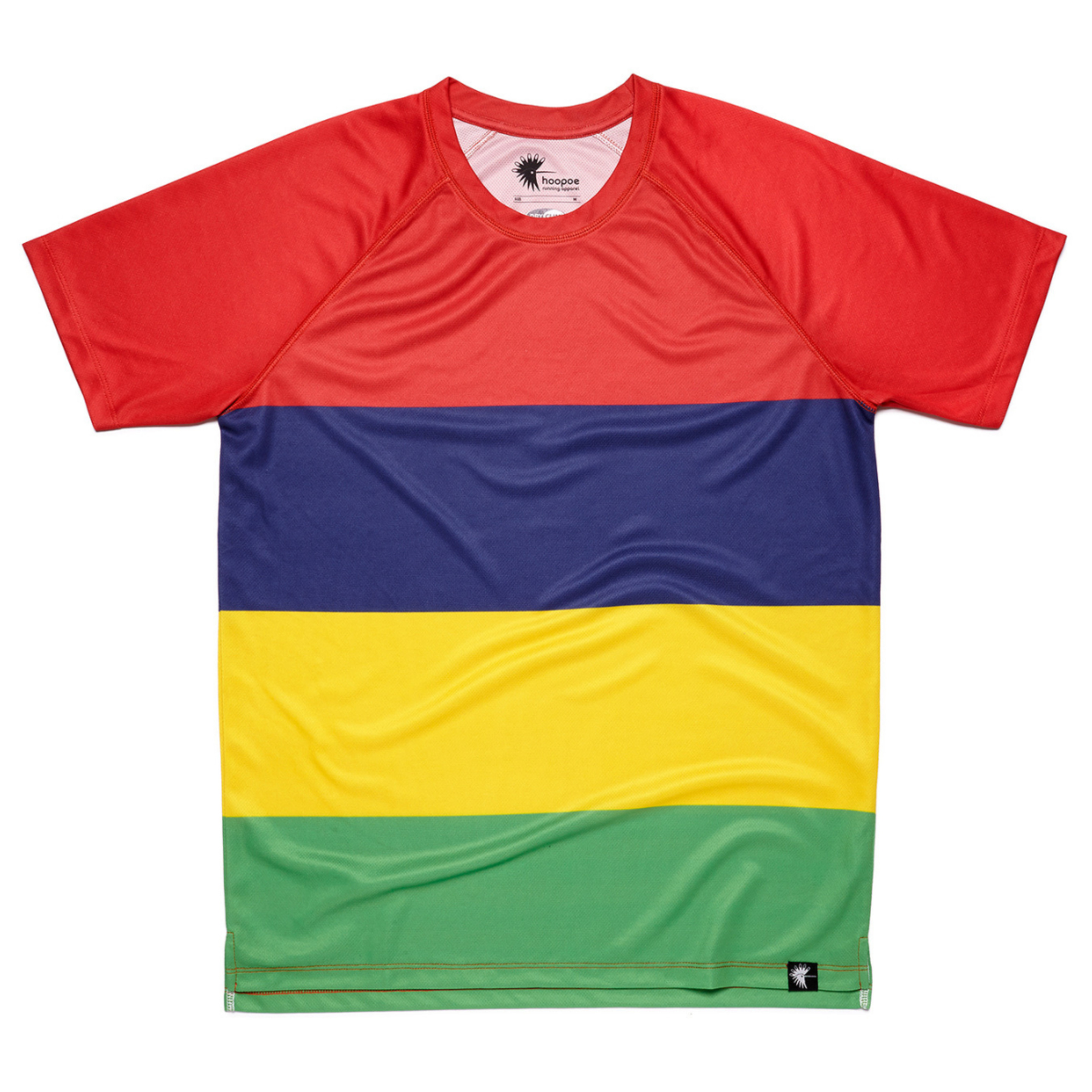 Camiseta De Running Les Quatre Bandes Hoopoe Apparel - multicolor - Divertida, Original Y Molona.  MKP