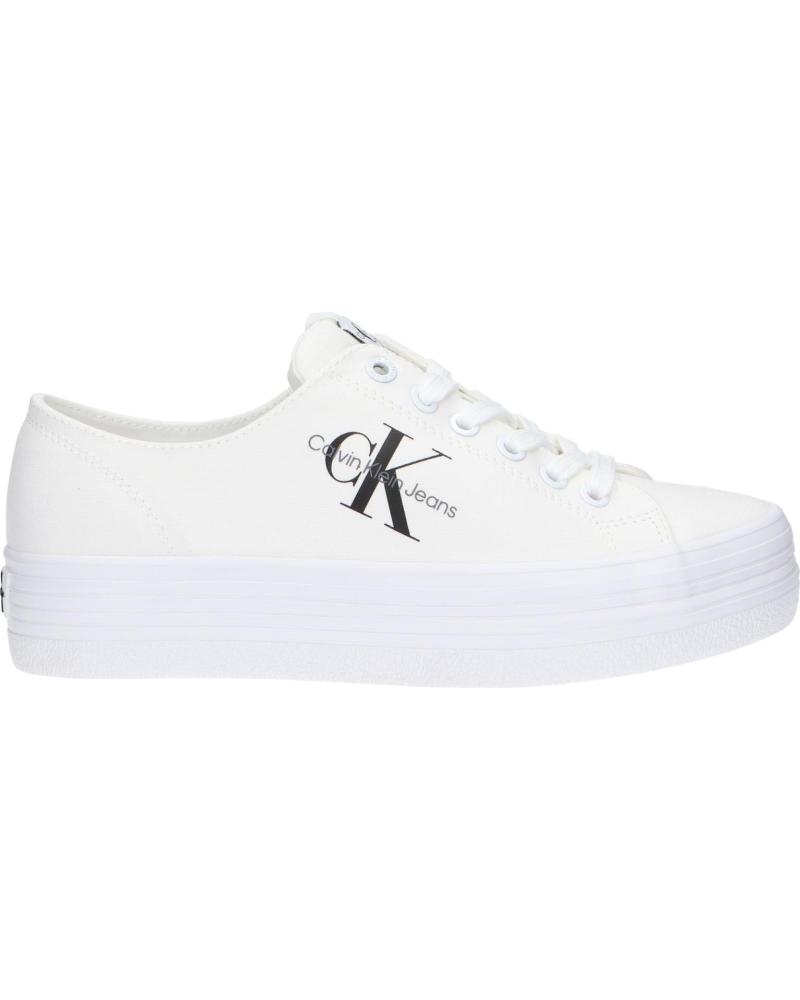 Zapatillas Deporte Calvin Klein Yw0yw01030 Vulc Flatform - blanco - 