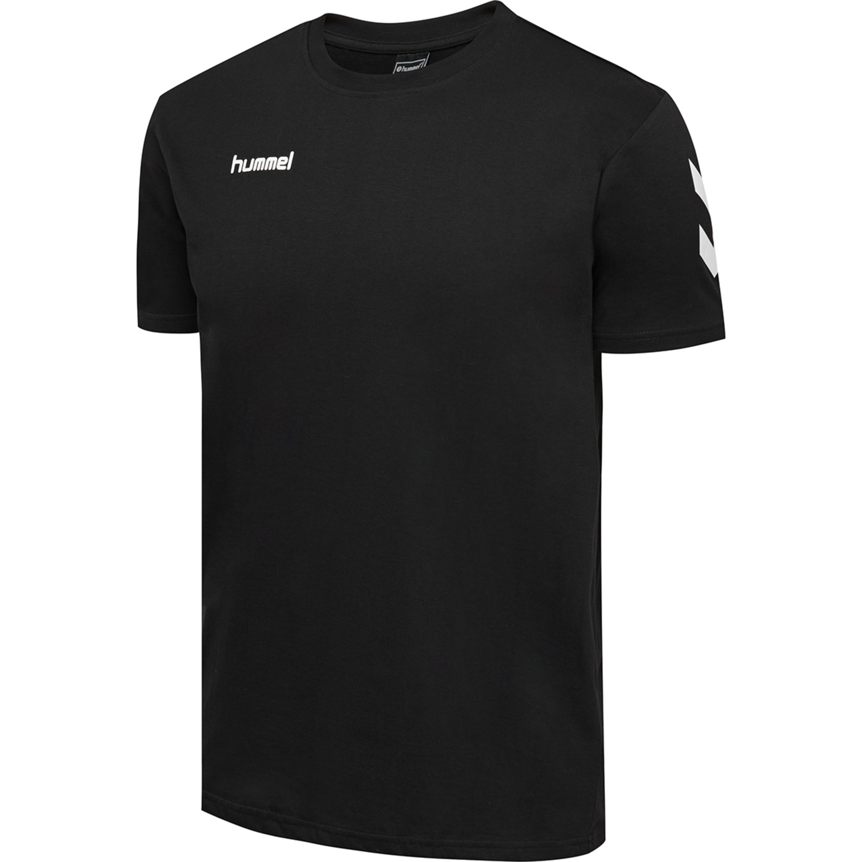 Camiseta Hummel Go - Negro/Blanco  MKP