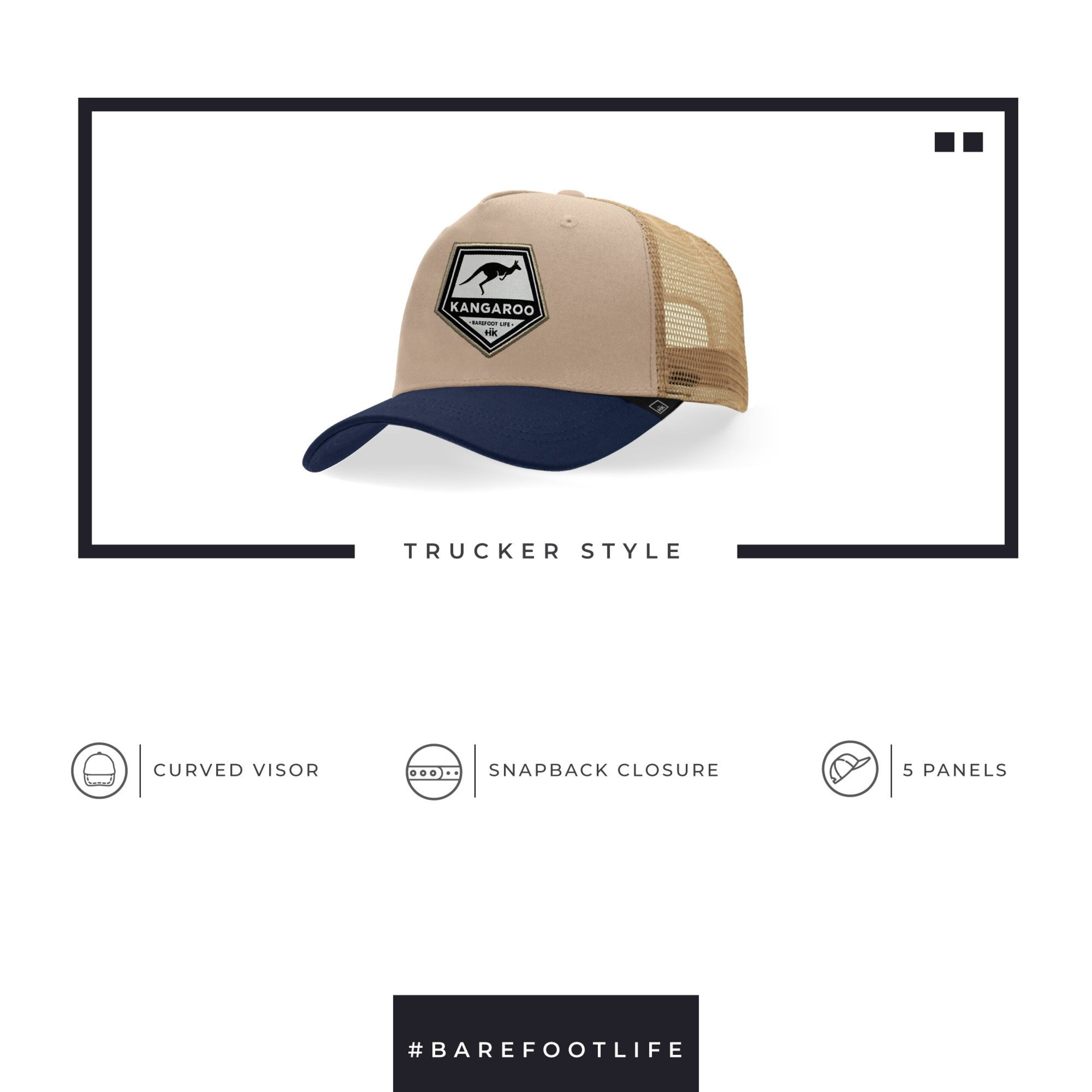 Gorra Trucker Hanukeii Kangaroo