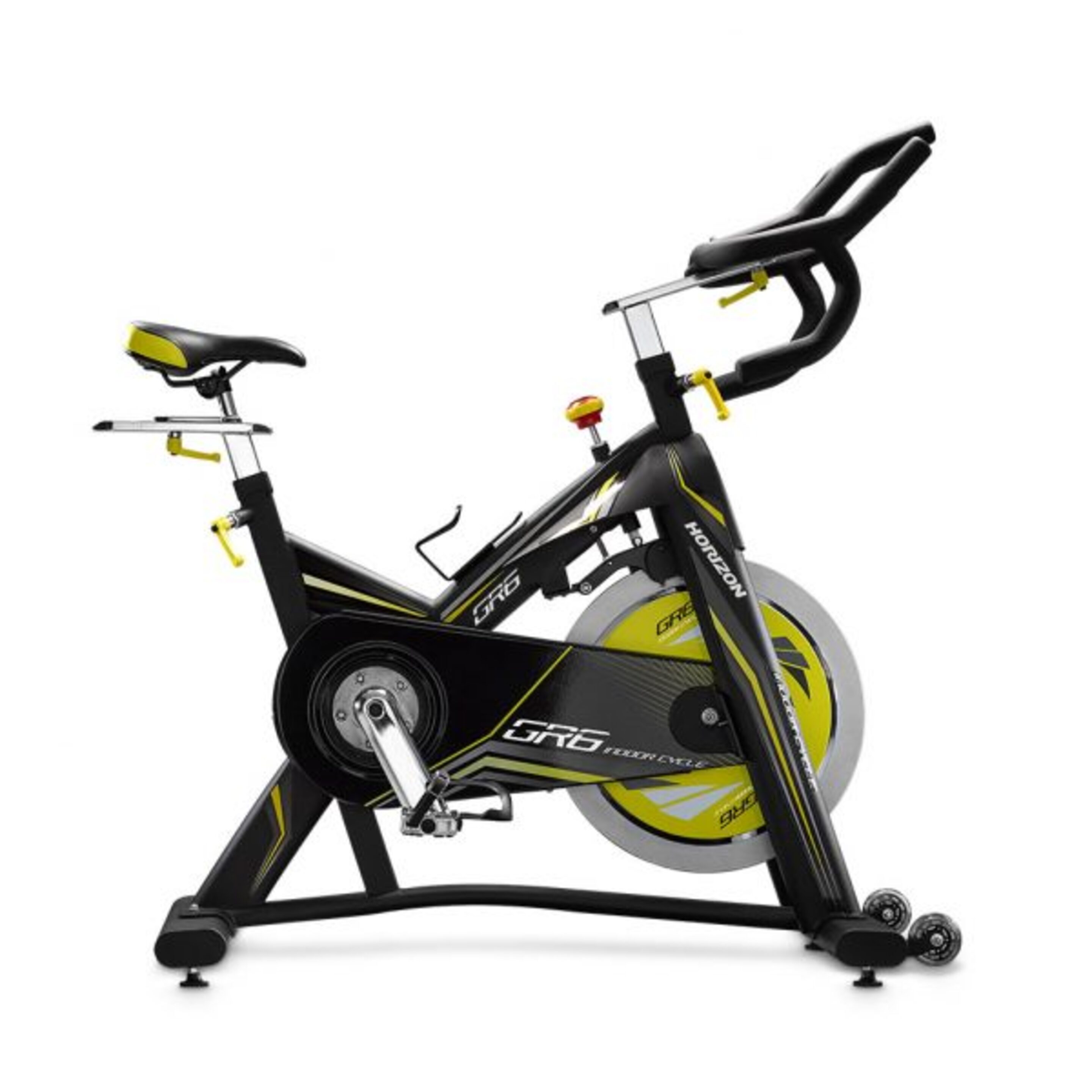Bicicleta Estática Indoor Horizon Gr6 - amarillo-negro - 
