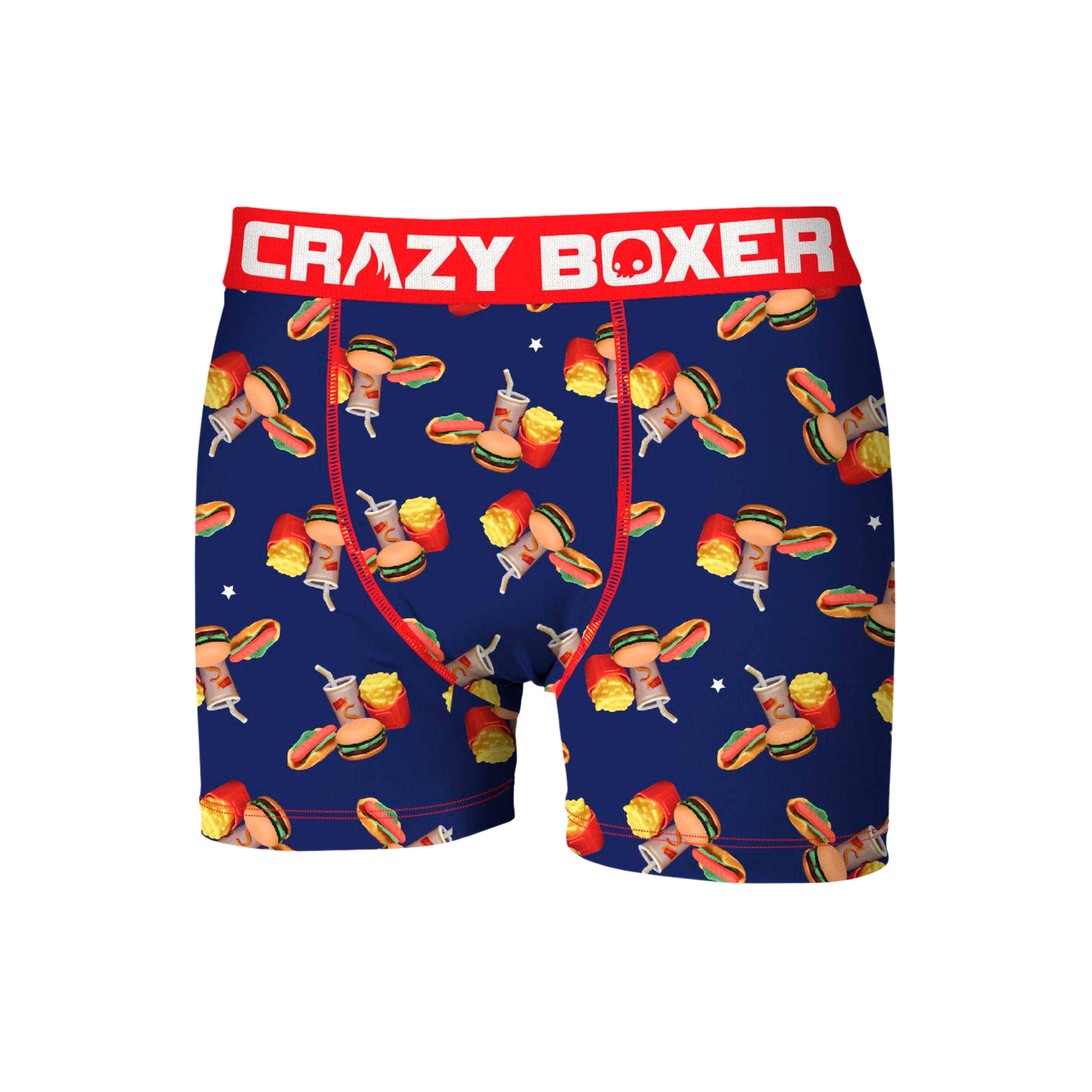 Calzoncillo Hamburguesas Crazy Boxer - Multicolor  MKP