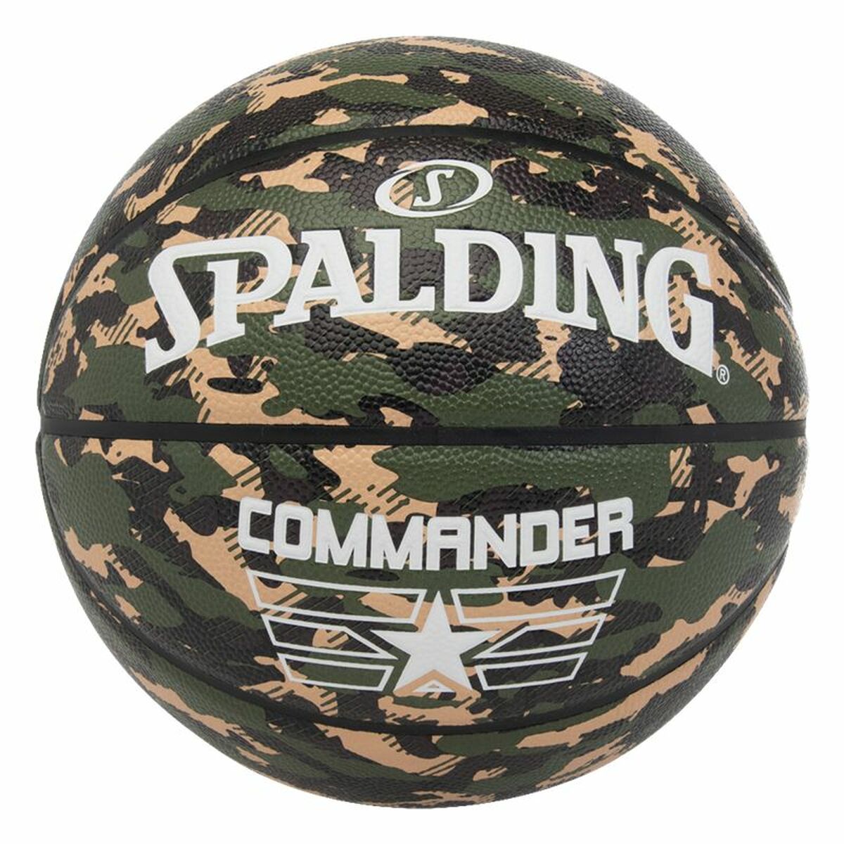 Balón De Baloncesto Spalding Commander Camuflaje - verde - 
