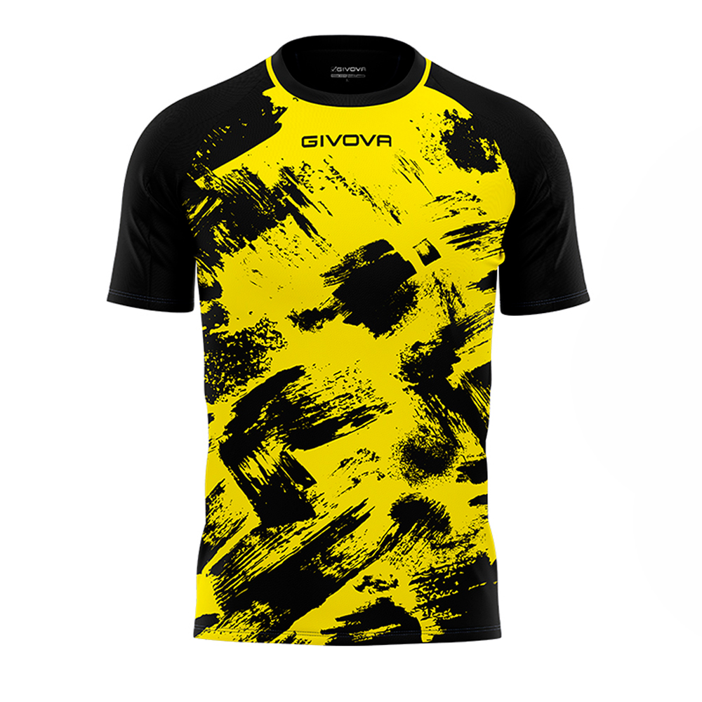 Camiseta De Fútbol Givova Art - amarillo-negro - 