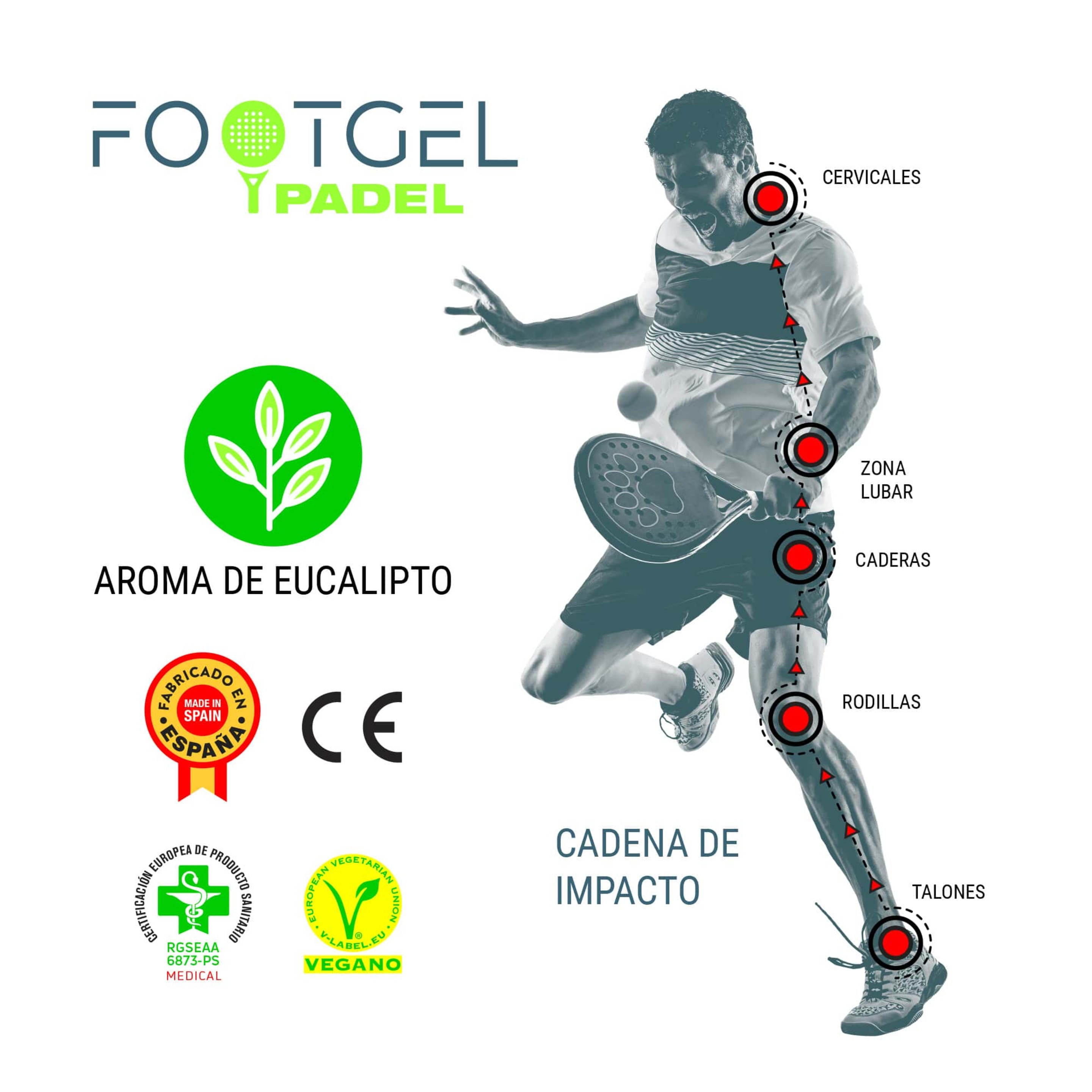 Plantilla De Gel Footgel Padel