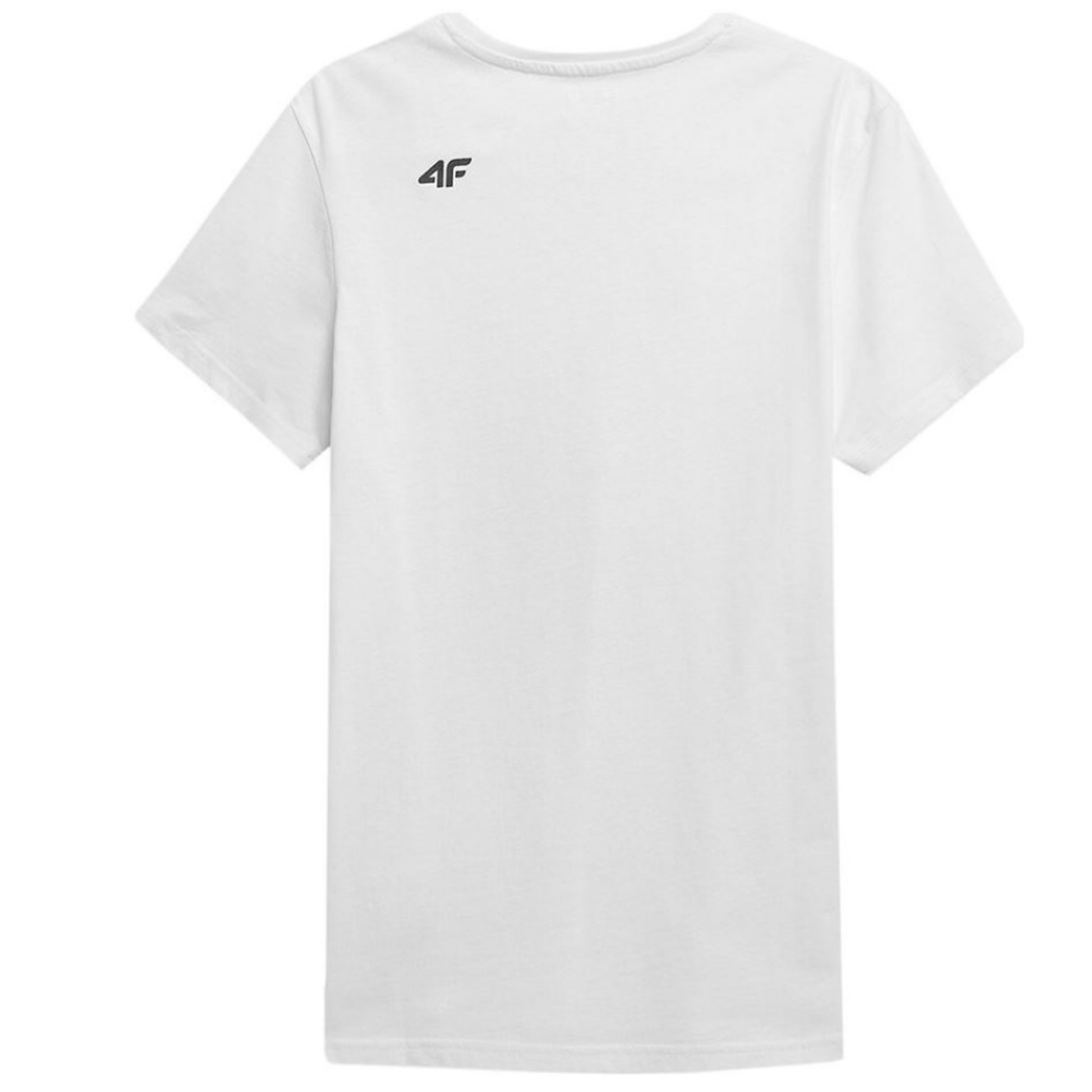 4f Camiseta Con Estampado Tsm018-10s - Blanco - Camiseta Manga Corta Hombre.  MKP