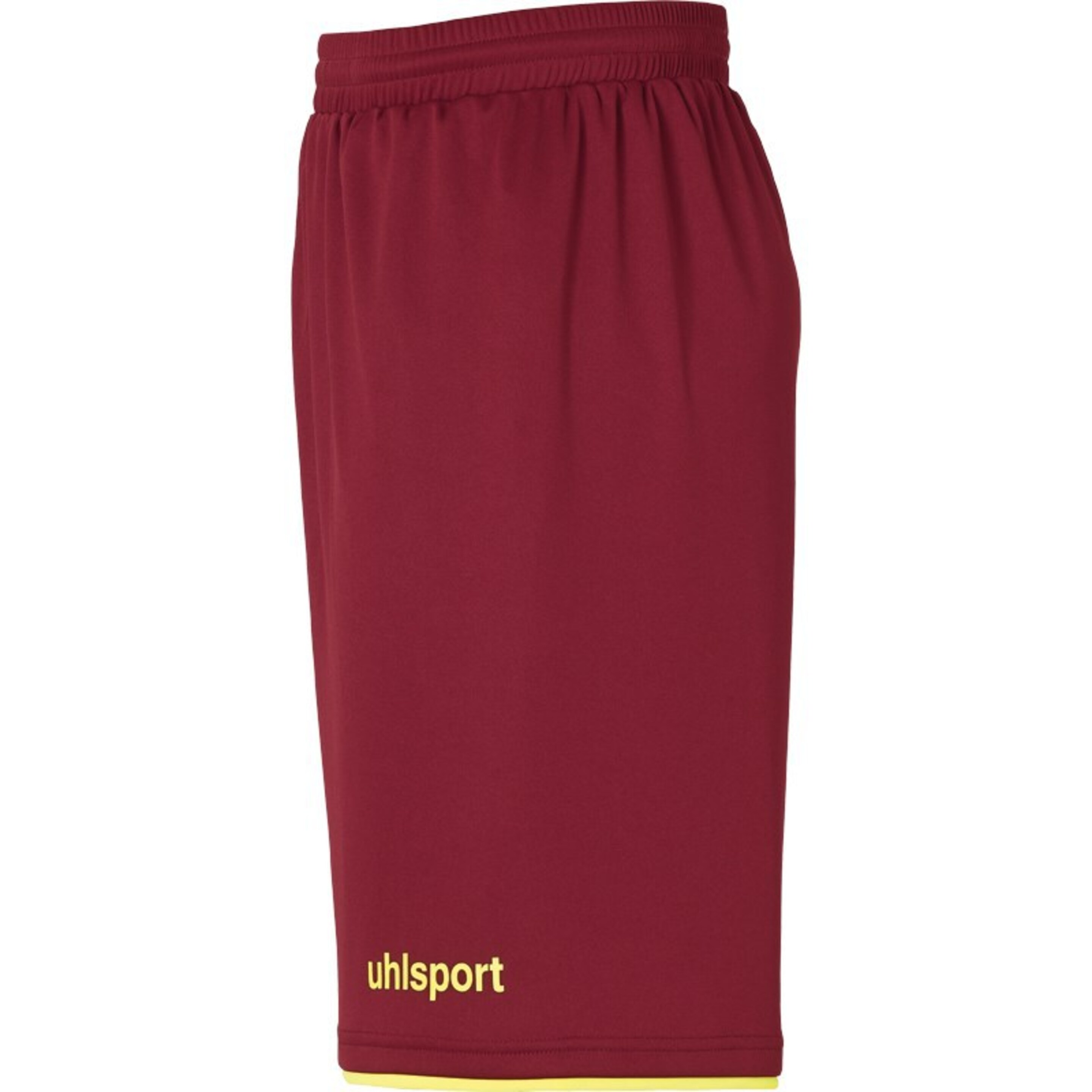 Club Shorts Burdeos/amarillo Fluor Uhlsport