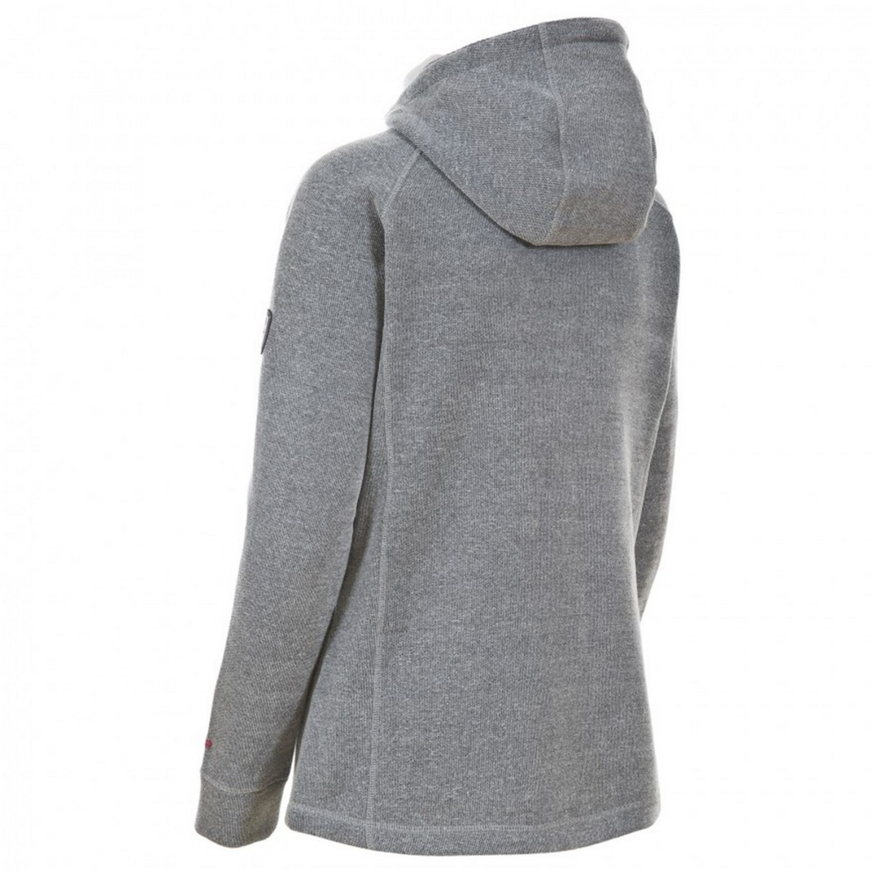 Trespass - Chaqueta Con Capucha Y Cremallera Completa Modelo Whirlwind Para Mujer (Gris Piedra)