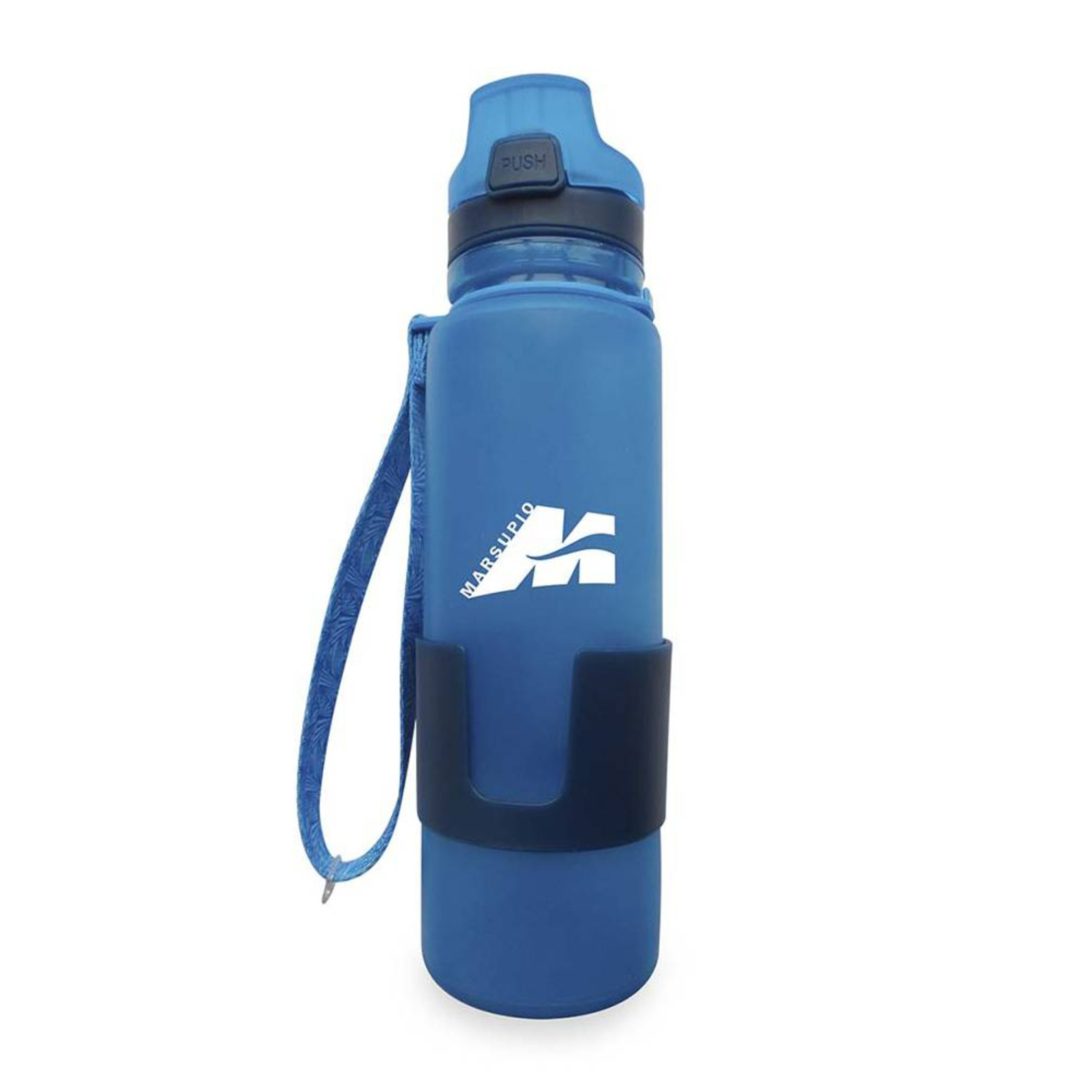 Botella Flexible 650 Ml. Magic Bottle Marsupio - Azul - Botella Flexible De 650 Ml.  MKP