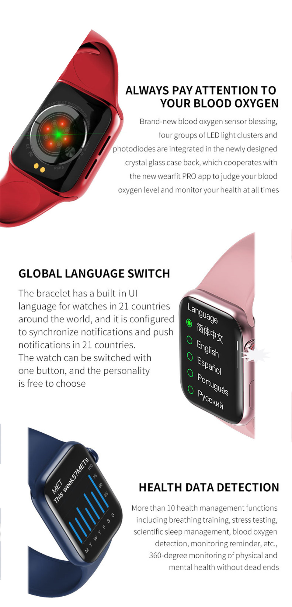Smartwatch Smartek Bluetooth Hw12p
