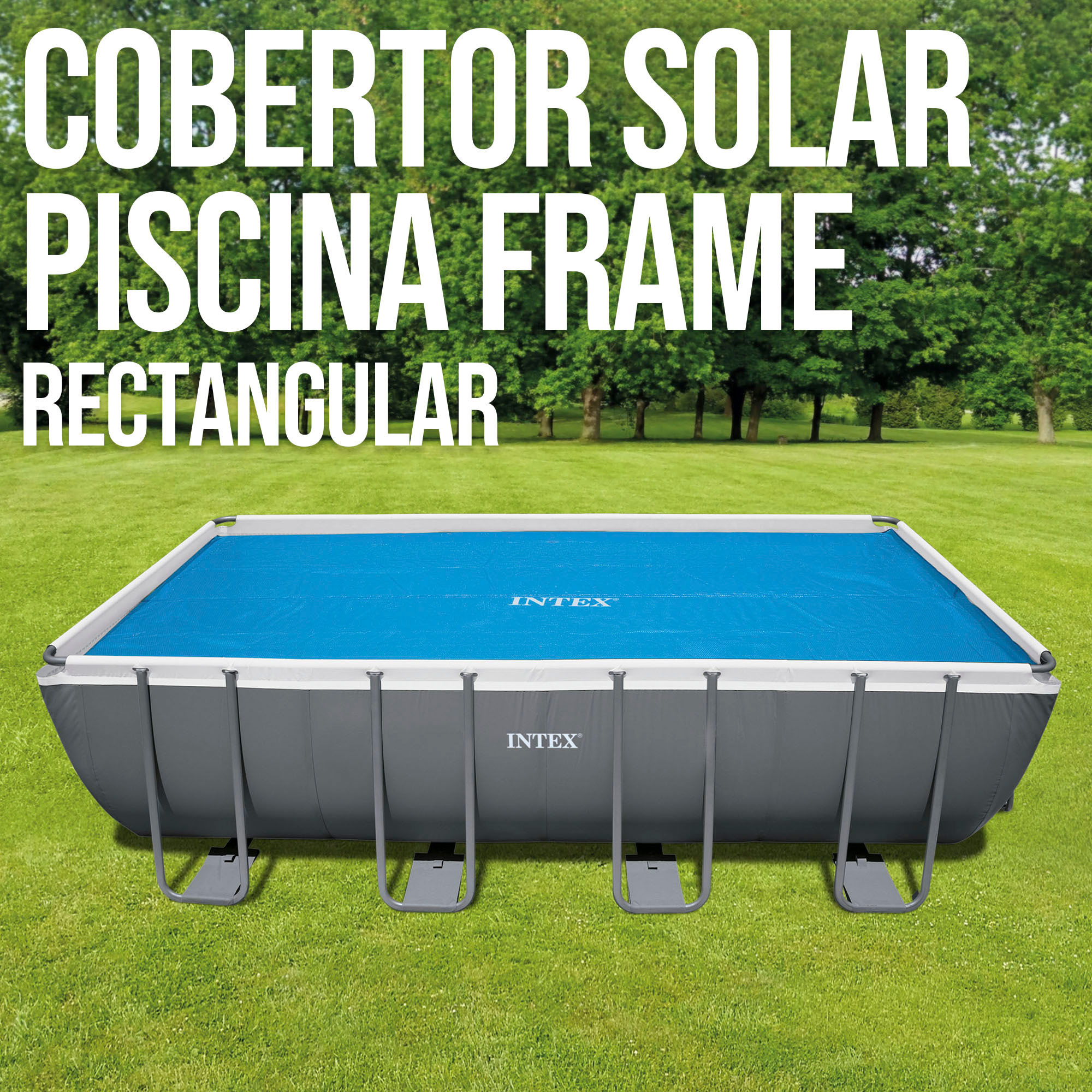 Cobertura Solar Intex Para Piscinas Retangulares 549x274 Cm