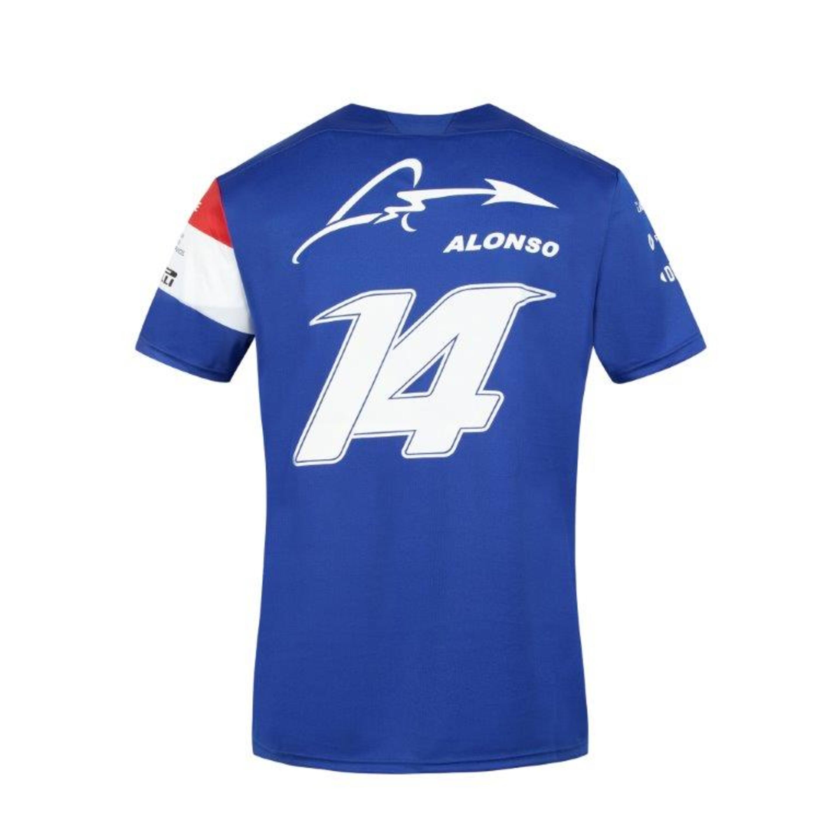 Camiseta Fenando Alonso Ss Pilote 14 Alpine T/m Azul