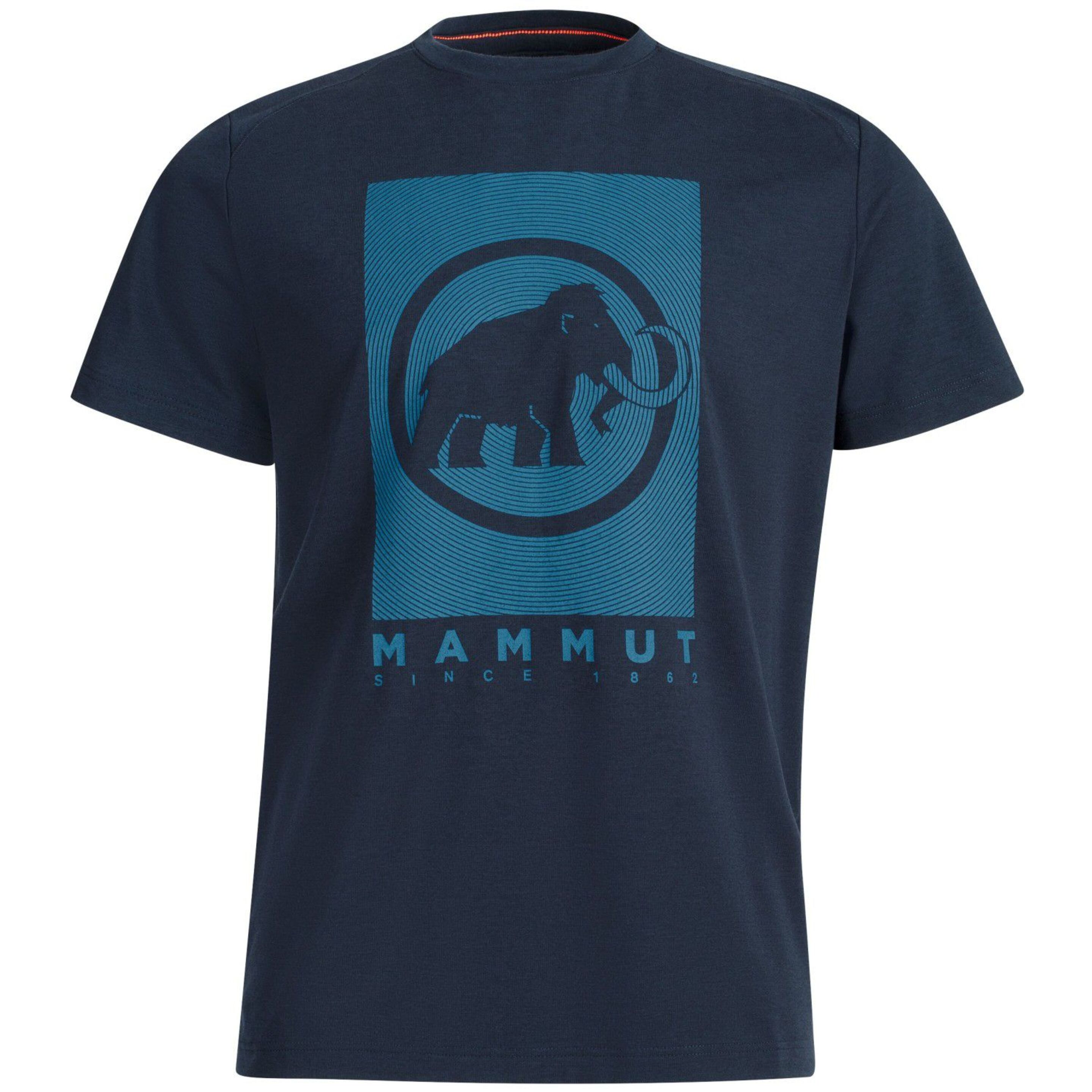 Camiseta Trekking Hombre Trovat  Mammut - azul - 