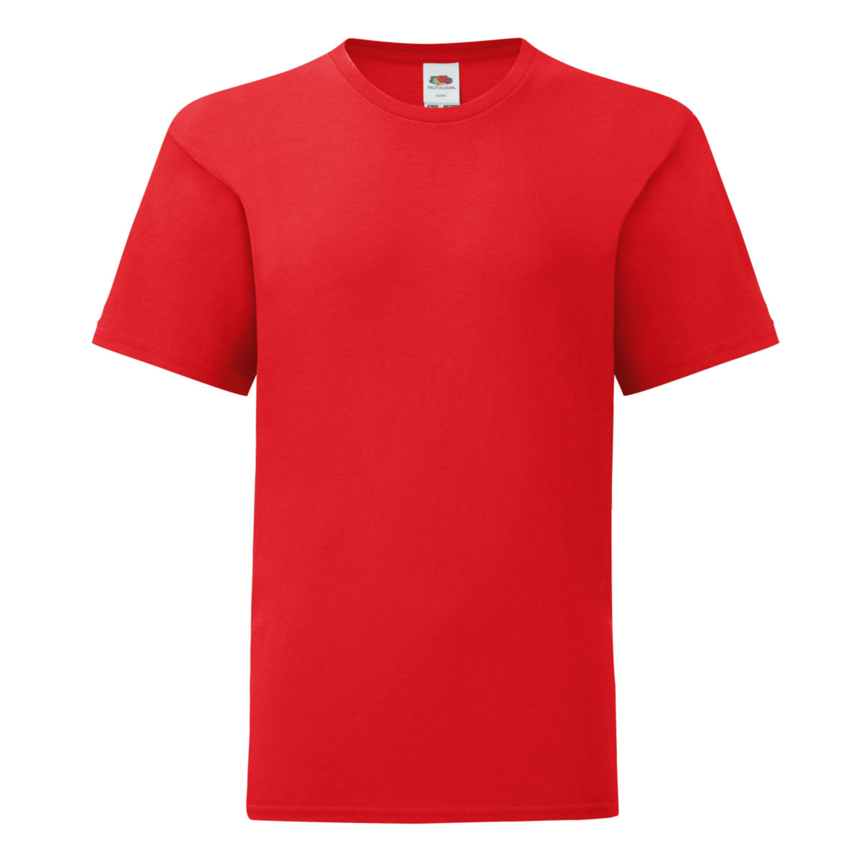 Camiseta Fruit Of The Loom Original - rojo - 