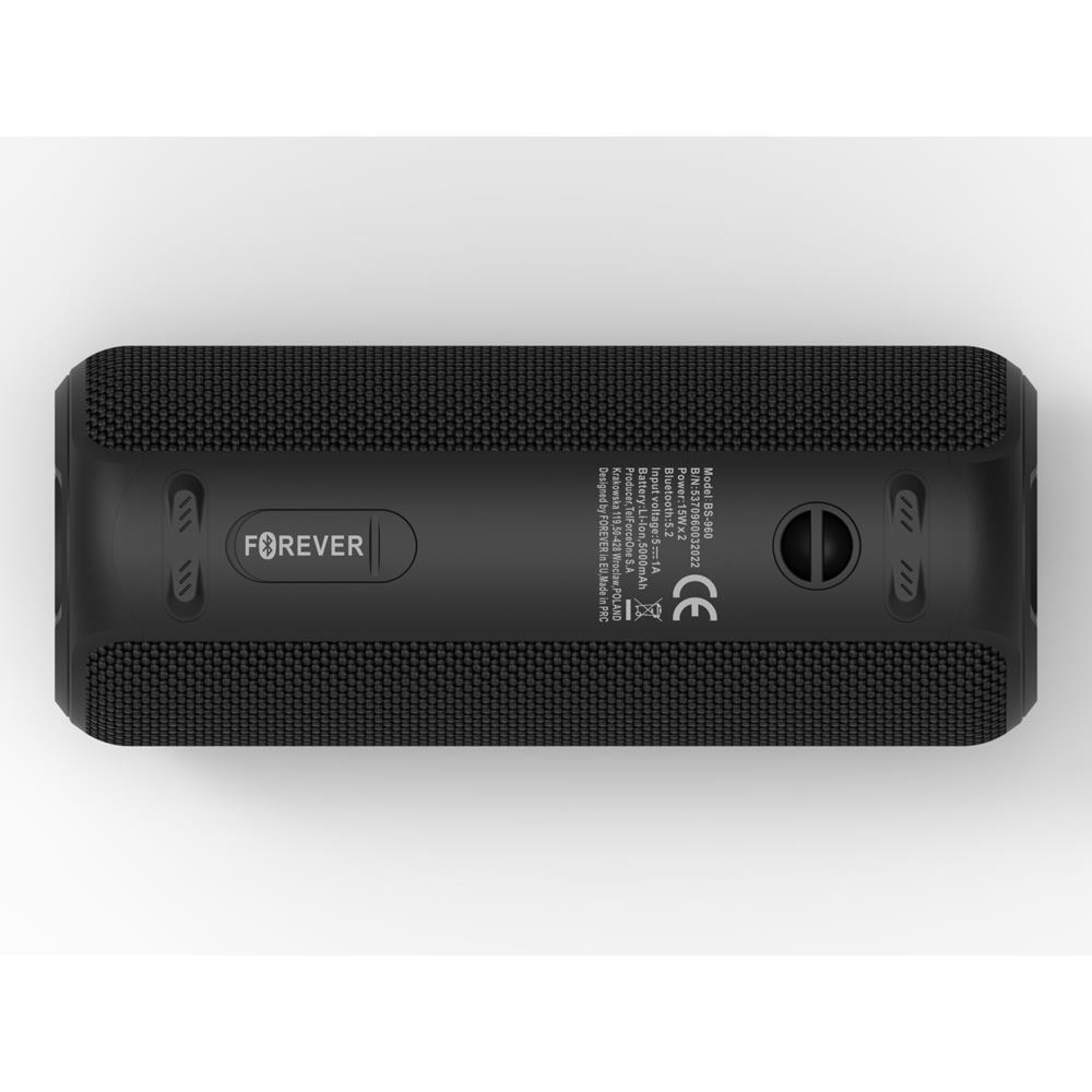 Speaker Bluetooth Forever Toob 30 Plus Bs-960 - Negro - Altbt  MKP