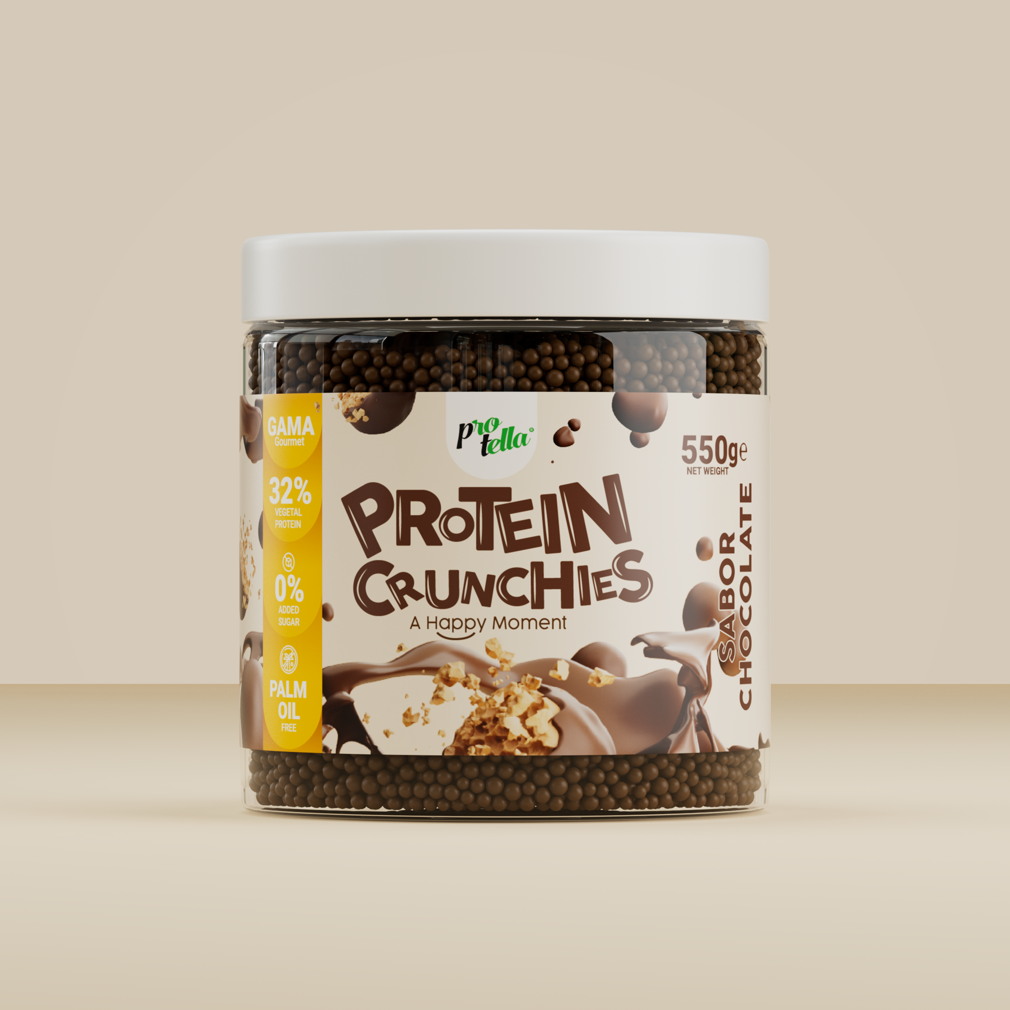 Crunchies De Proteína Chocolate 550gr
