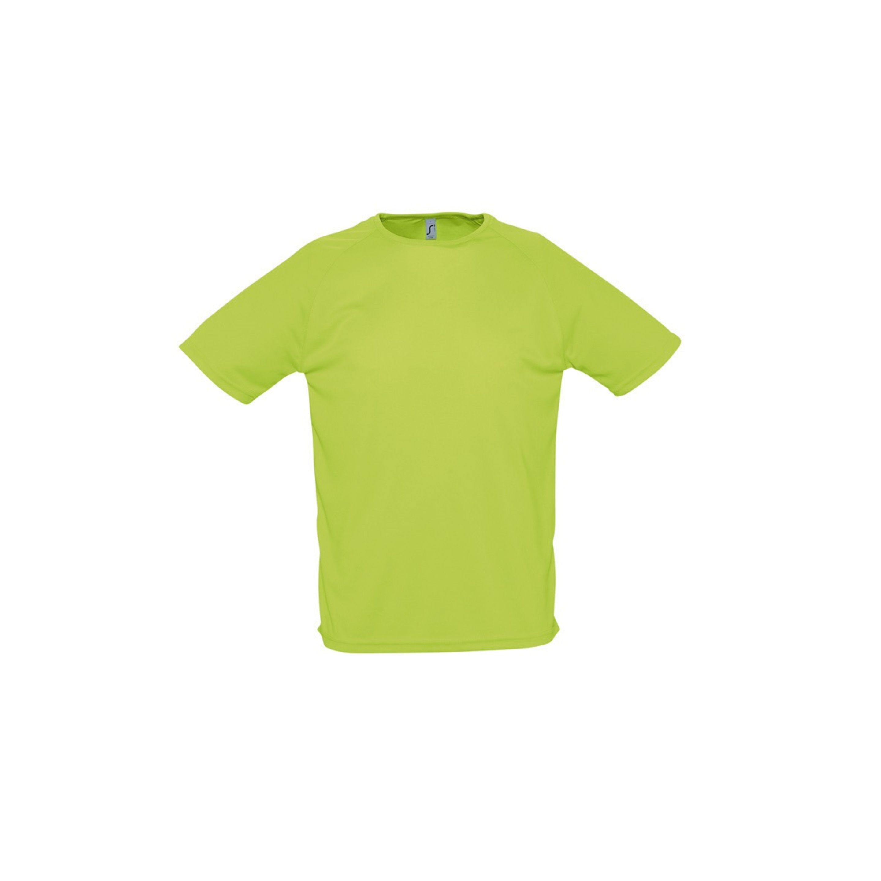 Camiseta Sporty Unisex Homens Raglan Sleeve - verde - 