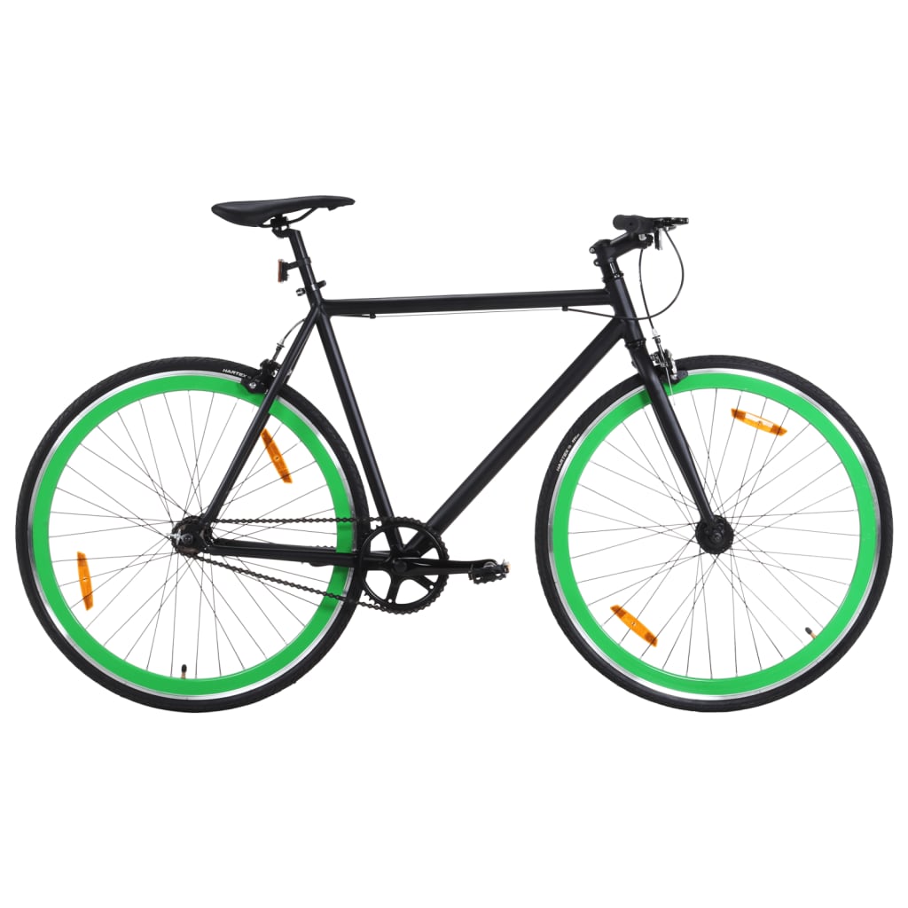 Bicicleta Vidaxl Con Dispositivos Reflectantes Vidaxl 700c 55 Cm - verde - 